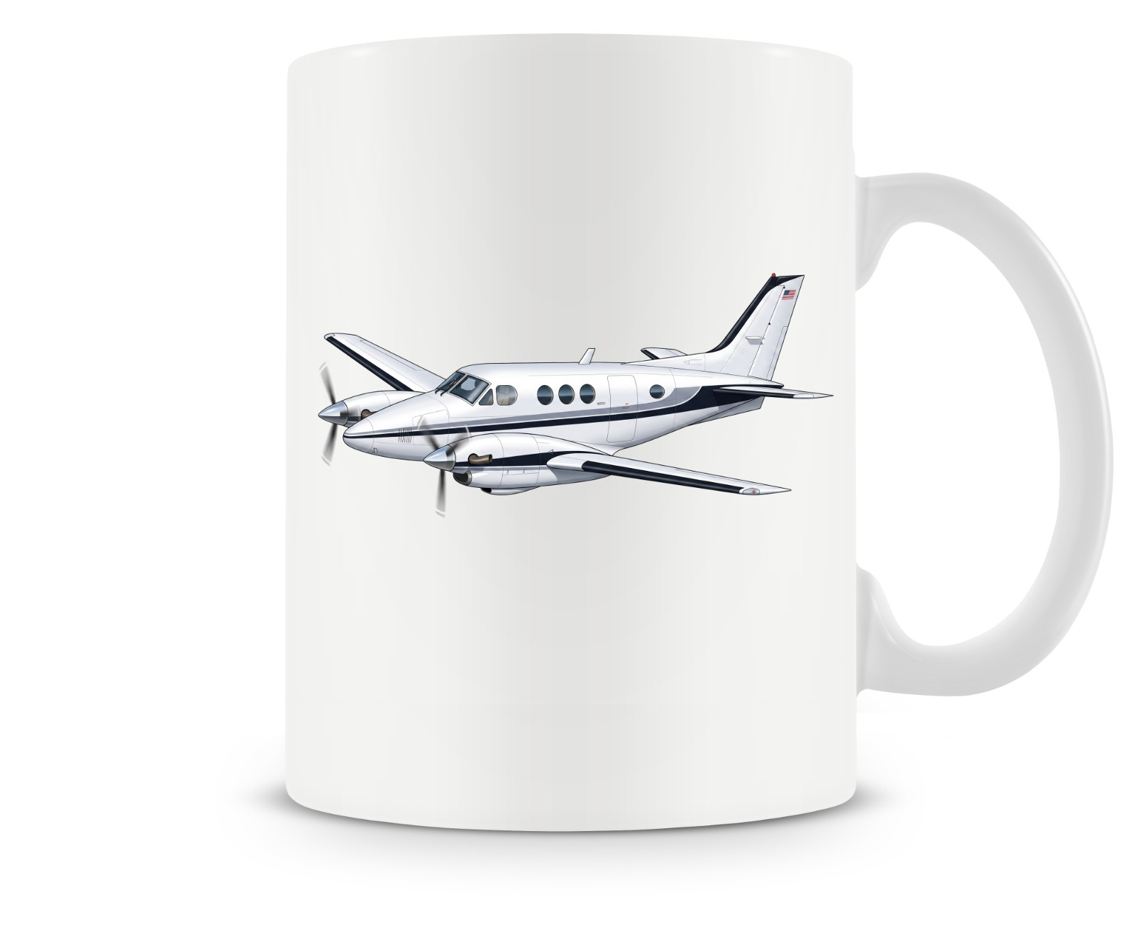 Beechcraft King Air C90 Ceramic Coffee Mug - 15oz.