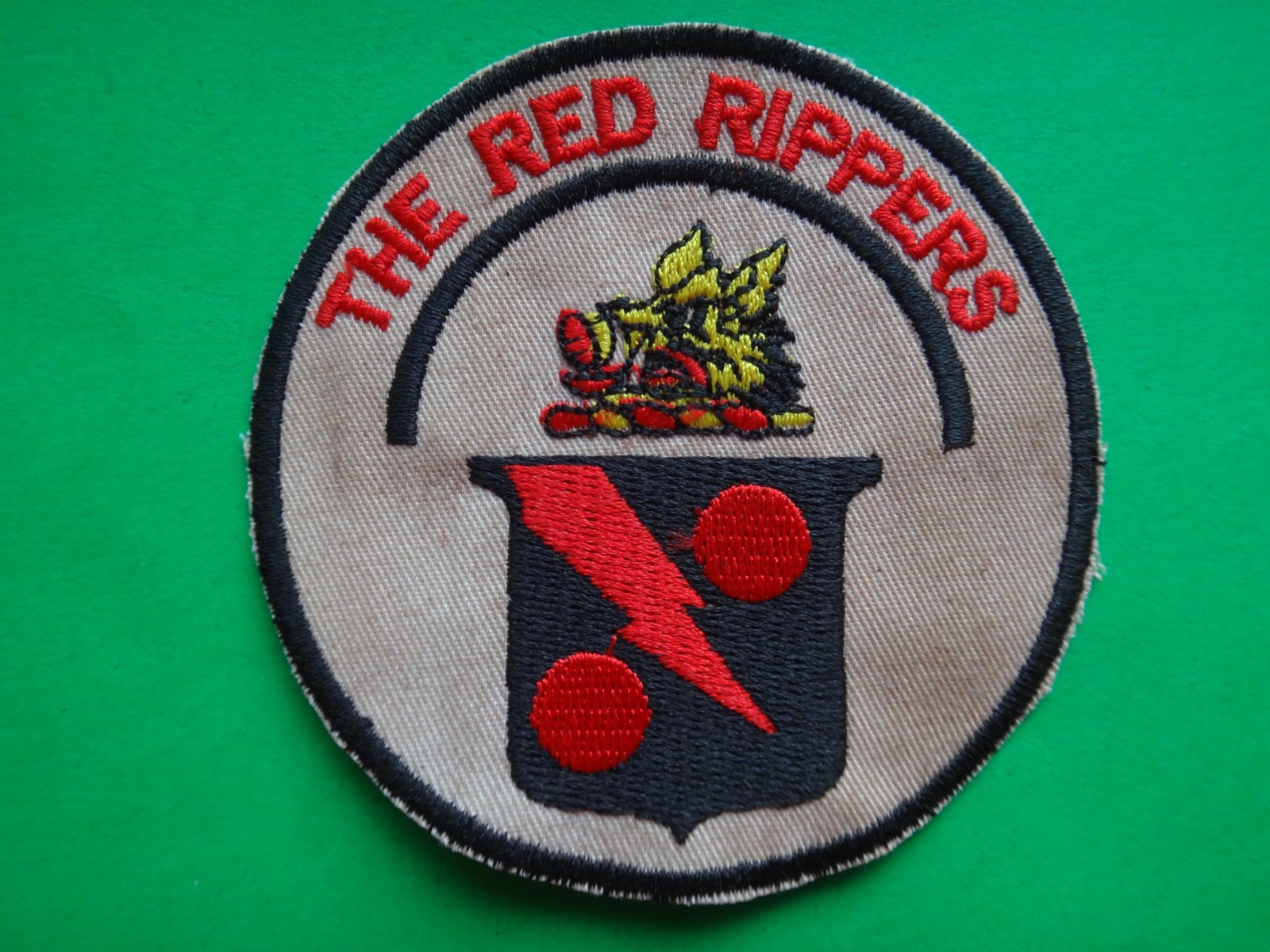 US Navy Strike Fighter Squadron VF-11 THE RED RIPPERS Patch From Vietnam War Era