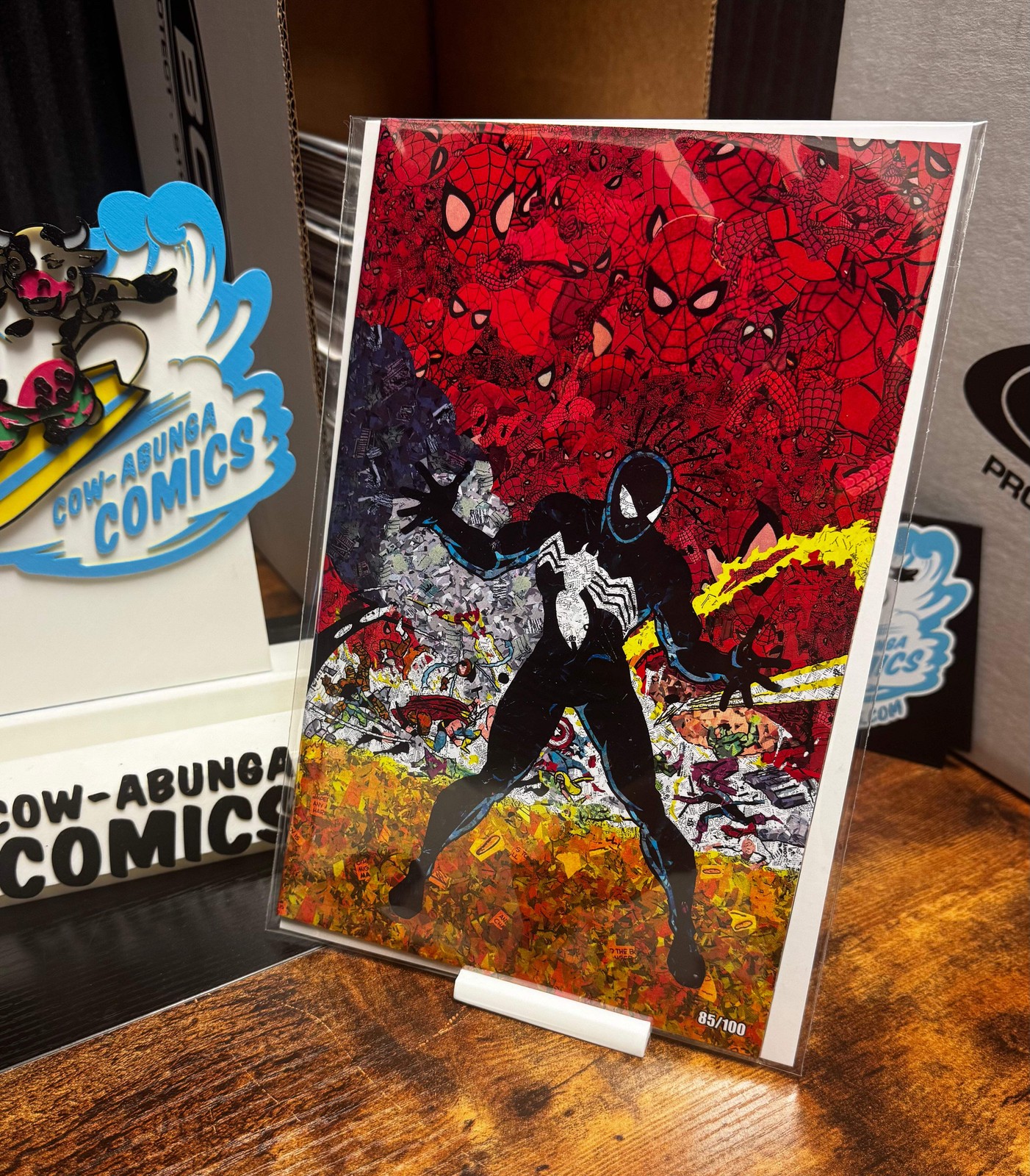 Mosaic Scrapbook: Secret's Out #1 - Kyle Willis STOW 4 LTD Spider-man