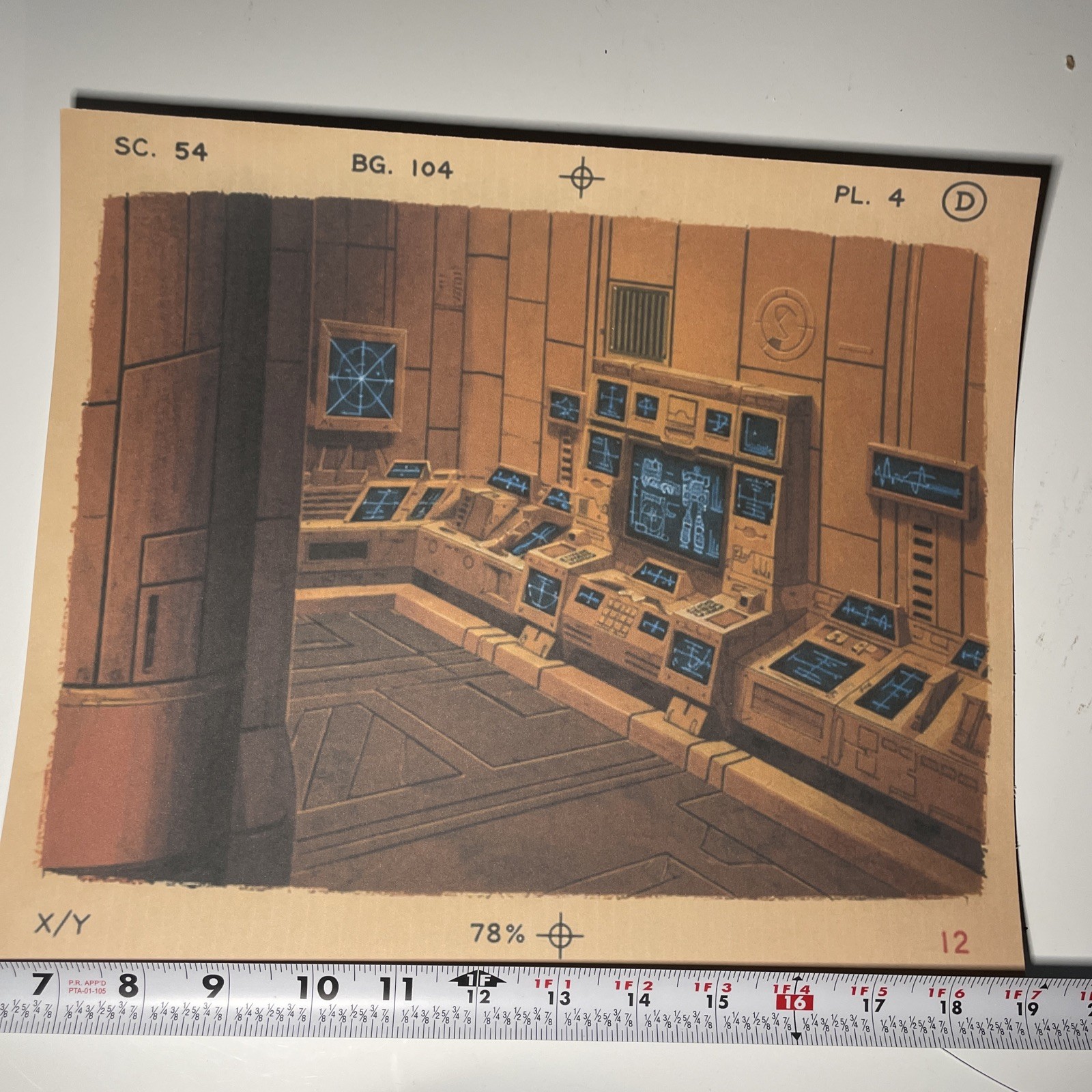 TRANSFORMERS Animation Cel Background 80’s Cartoons G1 PRINT Vintage TV Art