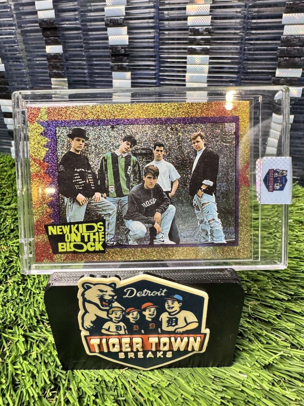 🔥 2013 Topps 75th New Kids On The Block Gold Sparkle Refractor #94 #66/75 NKOTB