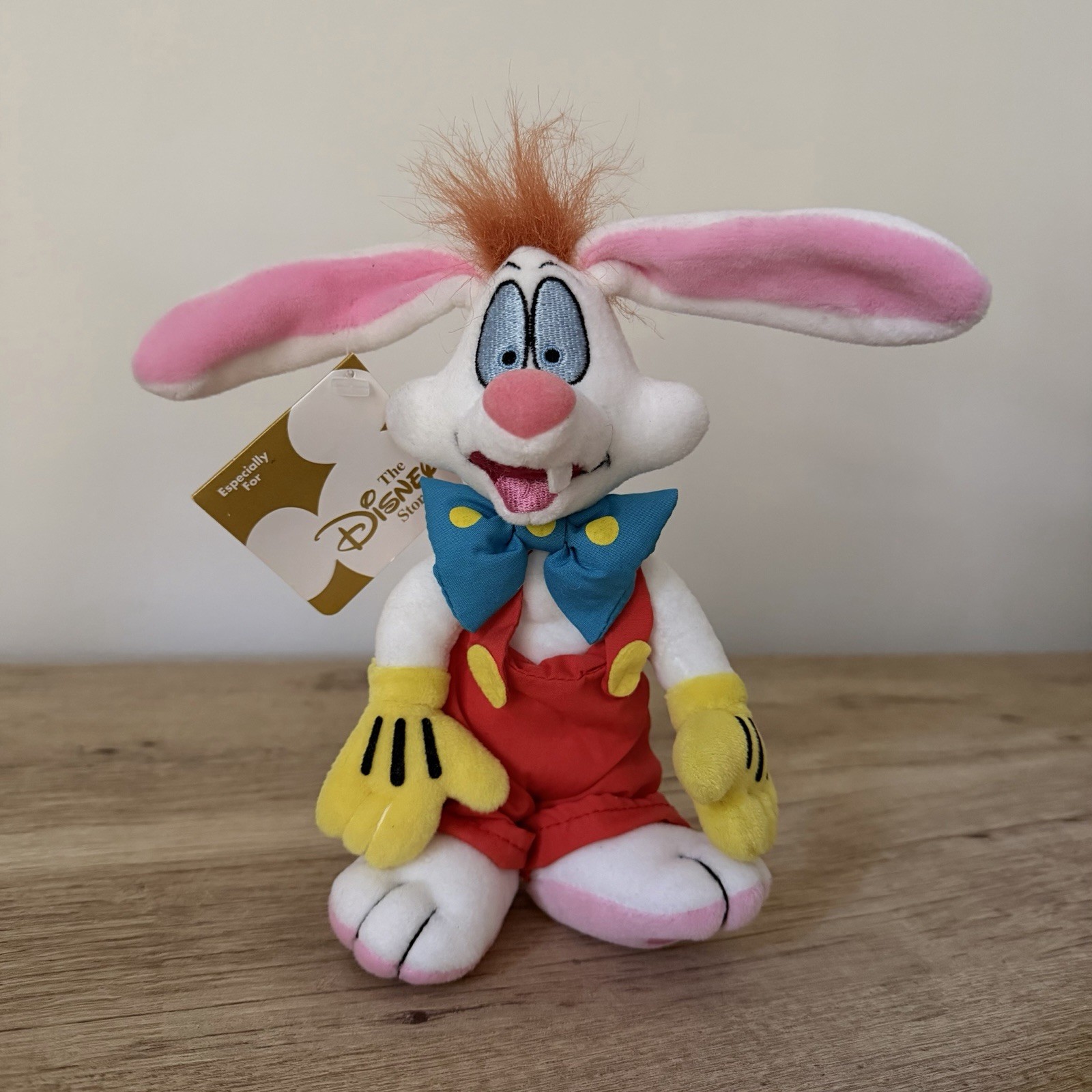 Disney Collectible Vintage 1987 Who Framed Roger Rabbit 8” Bean Bag Plush Toy