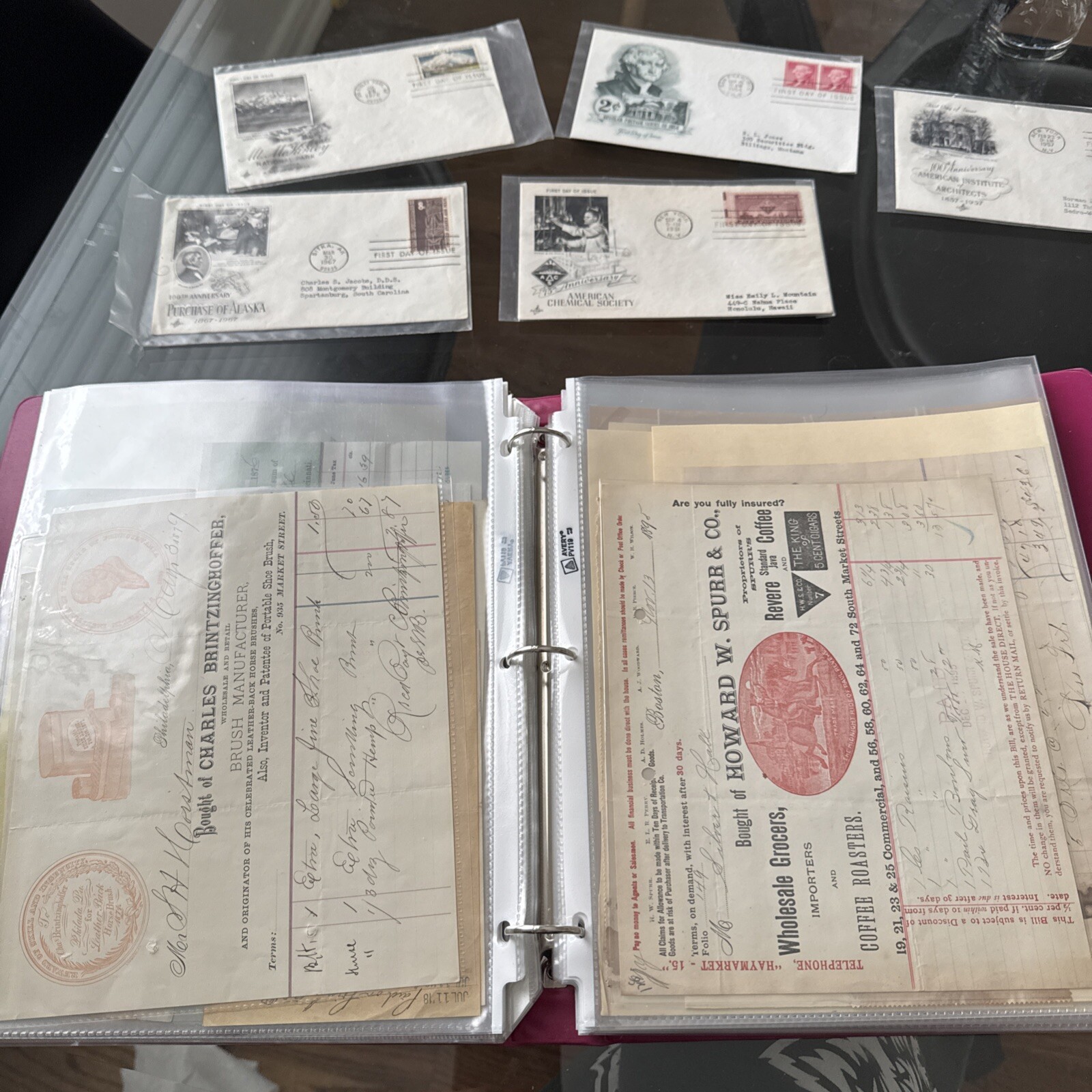 Large Lot 1860s-1930s Antique Billhead Receipt Chattel Mortgage & Notes