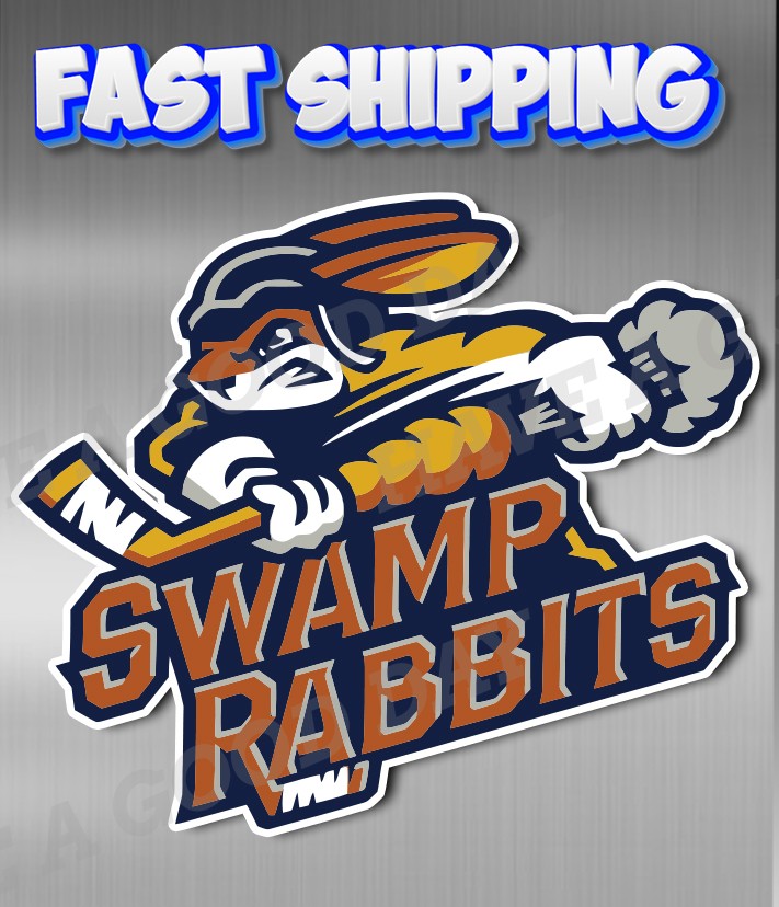 Greenville Swamp Rabbits Sticker / Vinyl Decal 10 Sizes TRACKING