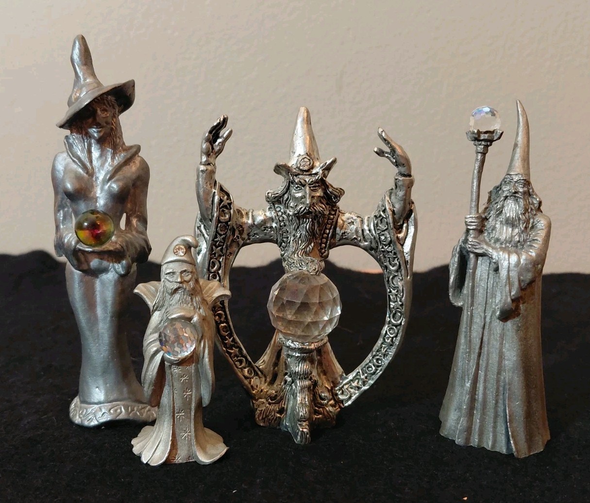 Vintage Pewter Wizard/Witch Lot, Perth Pewter, Fellowship Foundry, Spoontiques Vintage Pewter Wizard/Witch Lot, Perth Pewter, Fellowship Foundry, Spoontiques