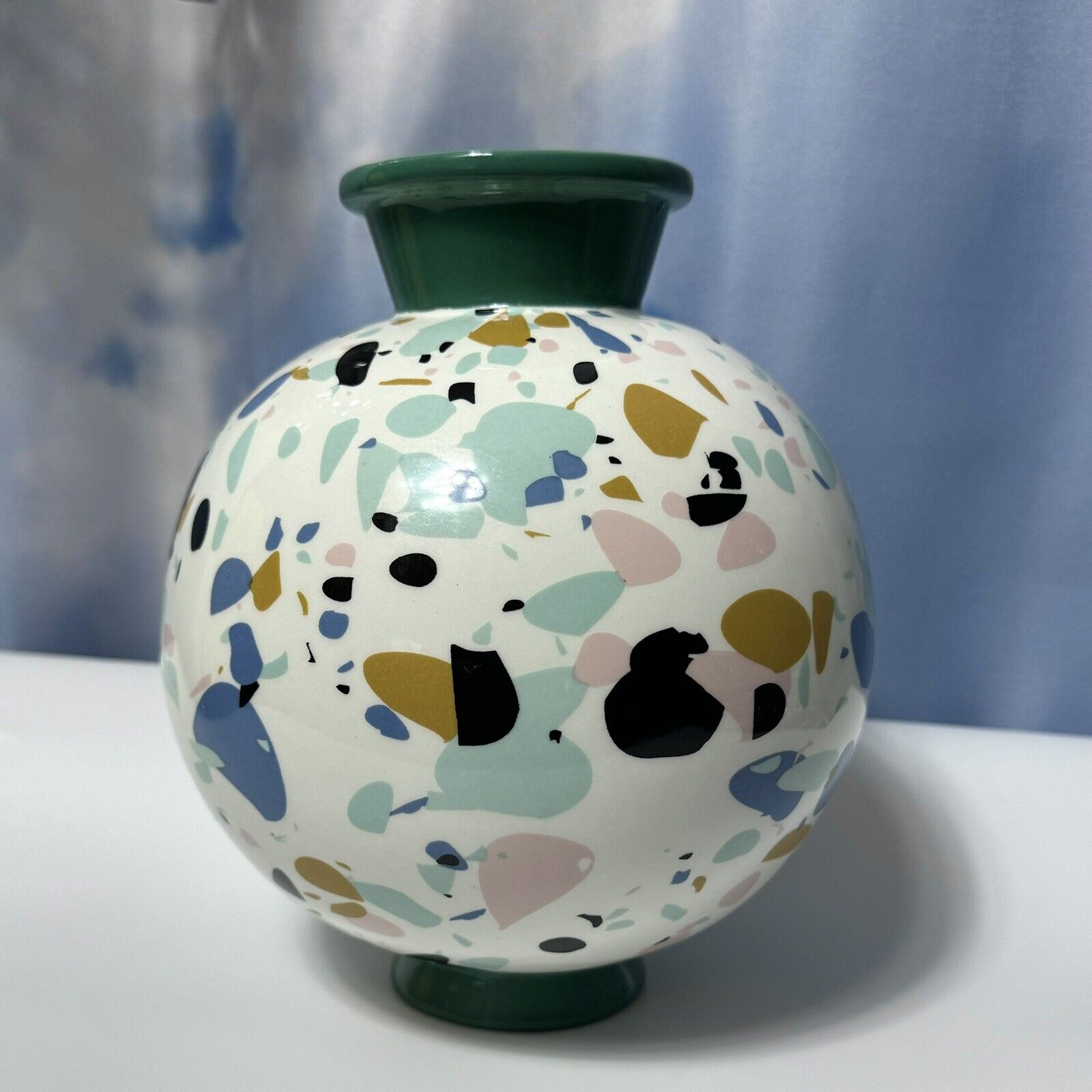 Jonathan Adler Now House Terrazzo Globe Mod Vase 8.25