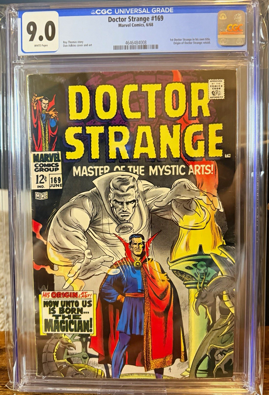 Doctor Strange #169 CGC 9.0 White Pages