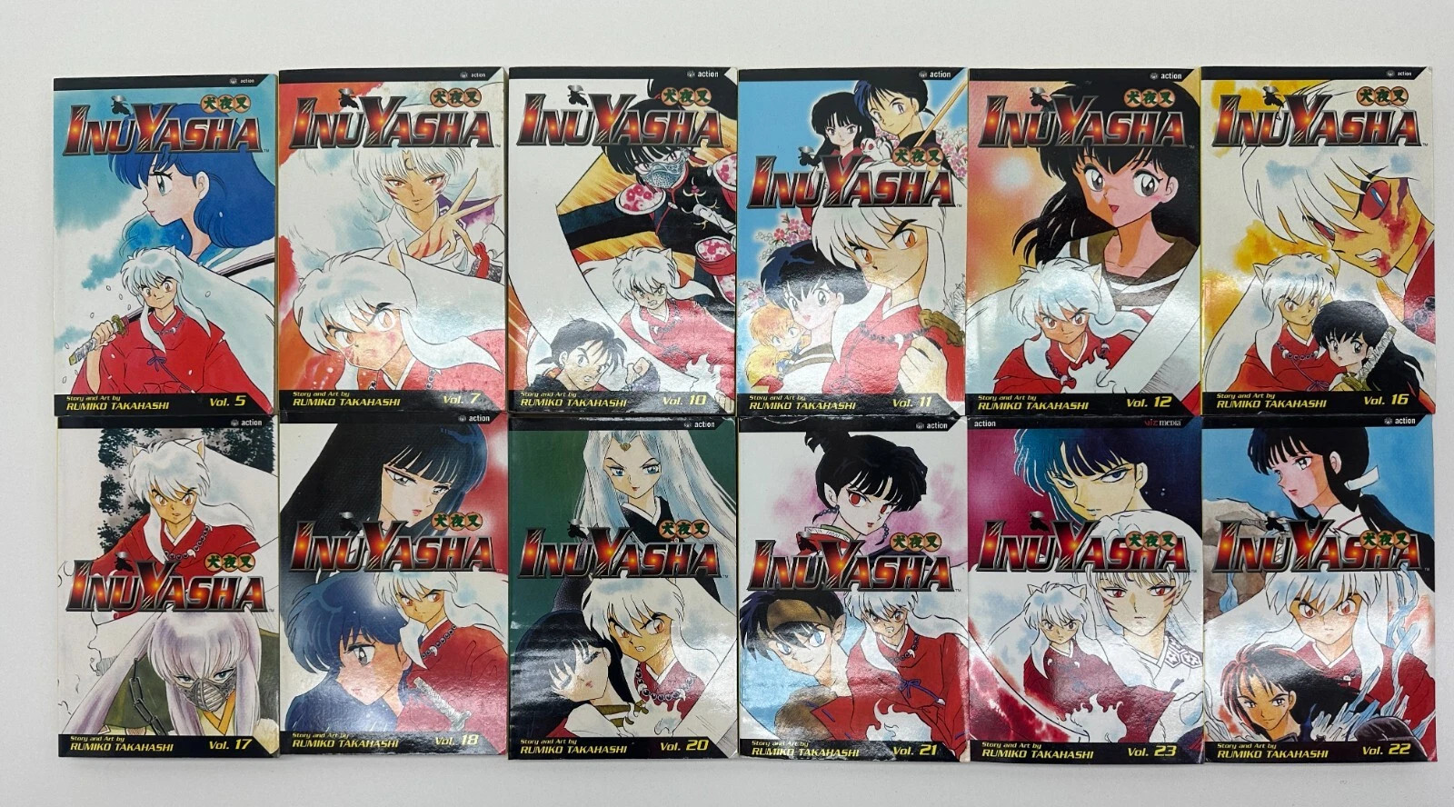Inuyasha Manga Rumiko Takahashi 12 Books Set Vols. 5, 7, 10-12, 16-18, 20-23 #05 Inuyasha Manga Rumiko Takahashi 12 Books Set Vols. 5, 7, 10-12, 16-18, 20-23 #05
