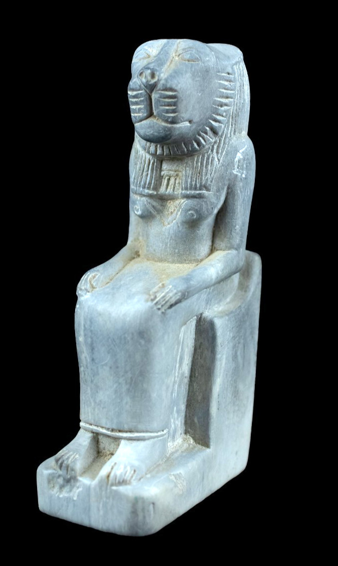 Ancient Egyptian Sekhmet Statue Lioness Goddess Stone Rare Antique Ancient Egyptian Sekhmet Statue Lioness Goddess Stone Rare Antique