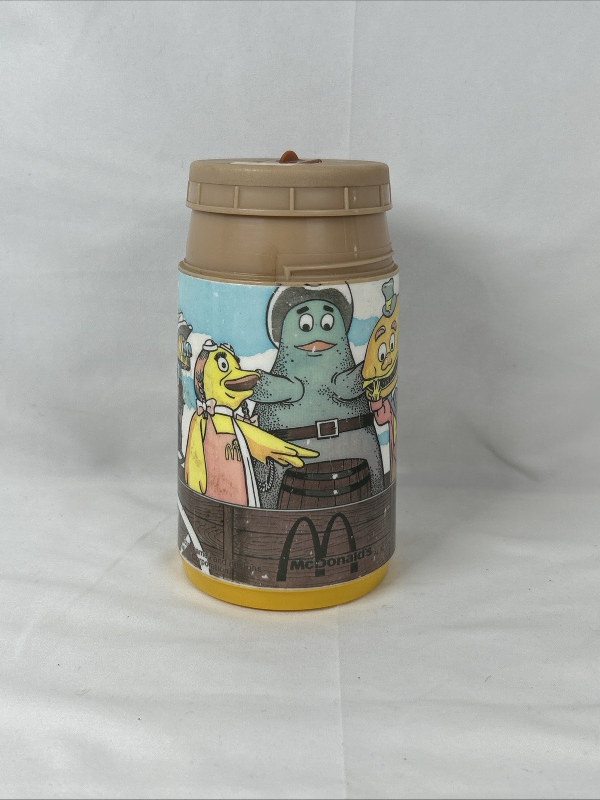 Vintage McDonald’s McDonaldland Thermos Cactus Canyon Aladdin 1982 No Lid
