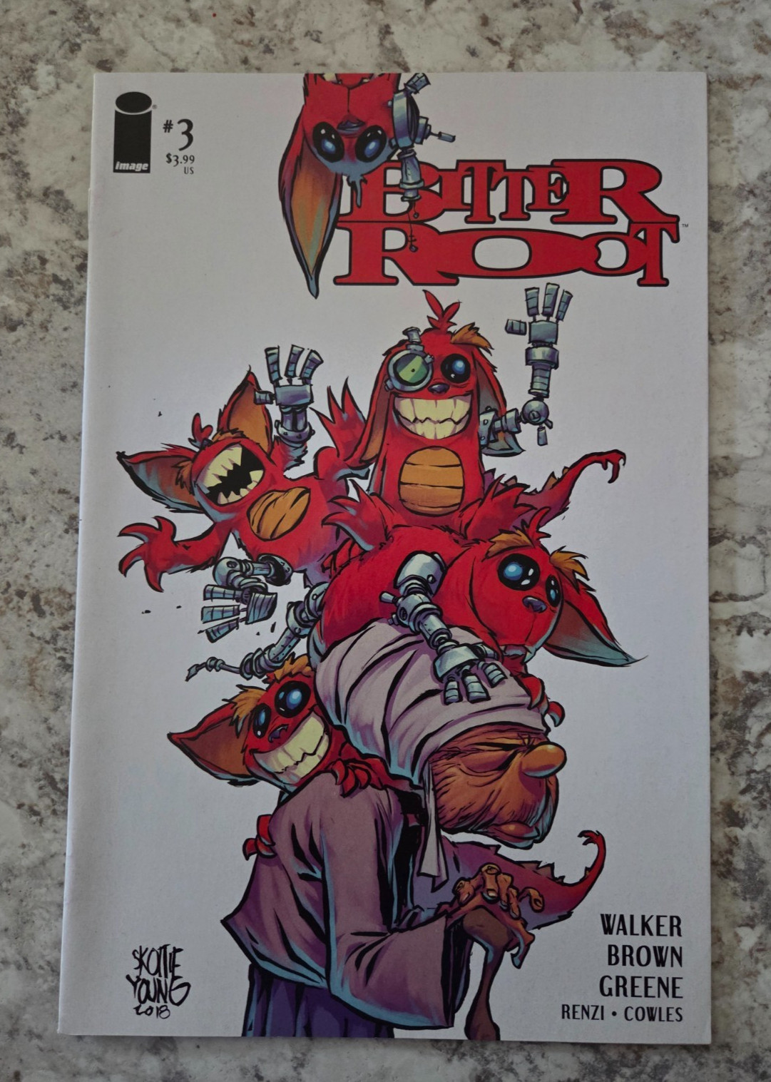 Bitter Root 3 Cover B - Image Comics Skottie Young Variant 