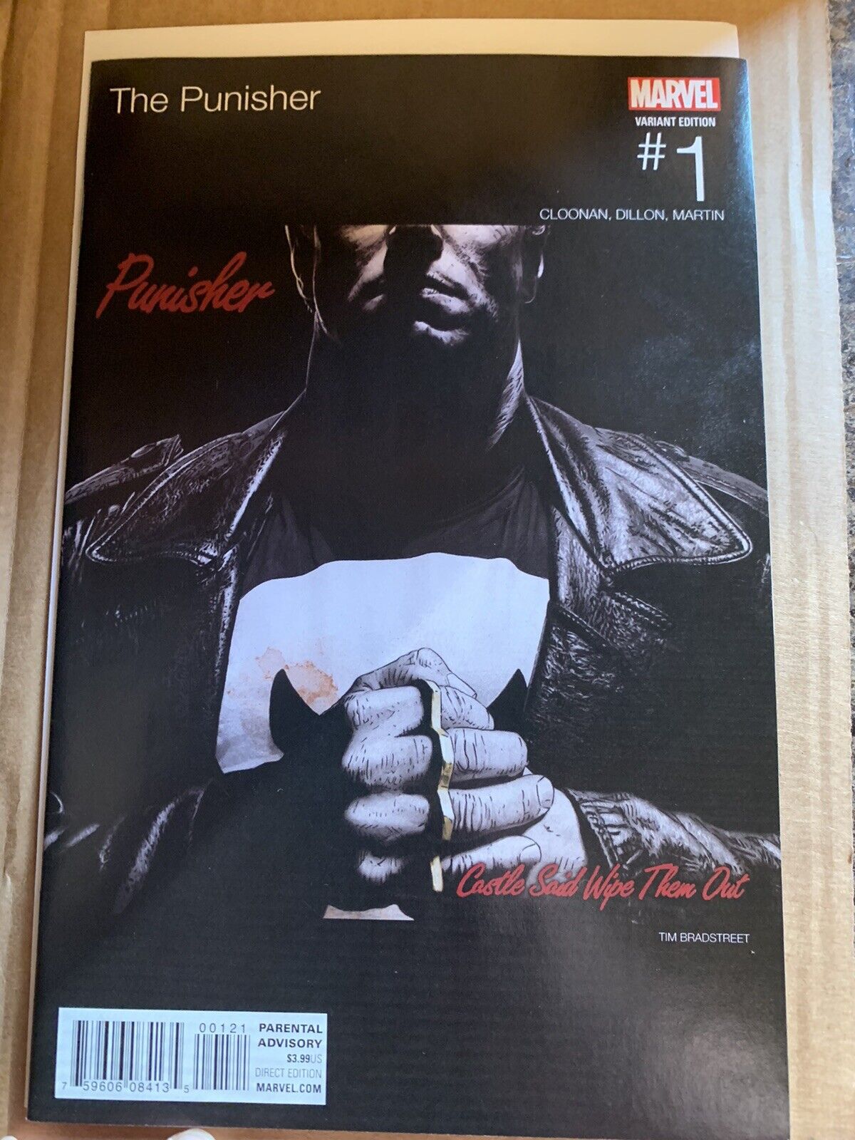 Punisher #1 Hip Hop Variant Marvel 2016 Tim Bradstreet cover LL Cool J Homage