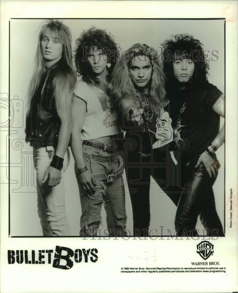 1989 Press Photo The Bullet Boys, American Rock Group - lrp03635