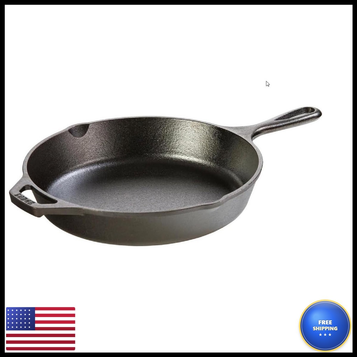 Lodge Pre-Seasoned Cast Iron Skillet 10.25 Inch