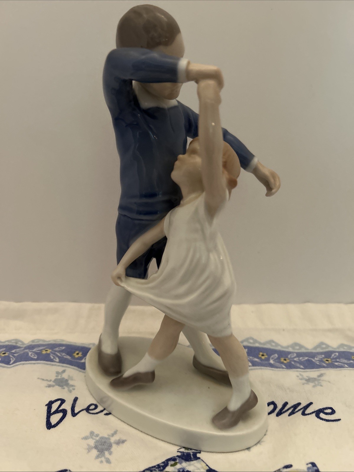 Royal Copenhagen Bing & Grondahl B&G Figurine Dancing School 1845 Royal Copenhagen Bing & Grondahl B&G Figurine Dancing School 1845