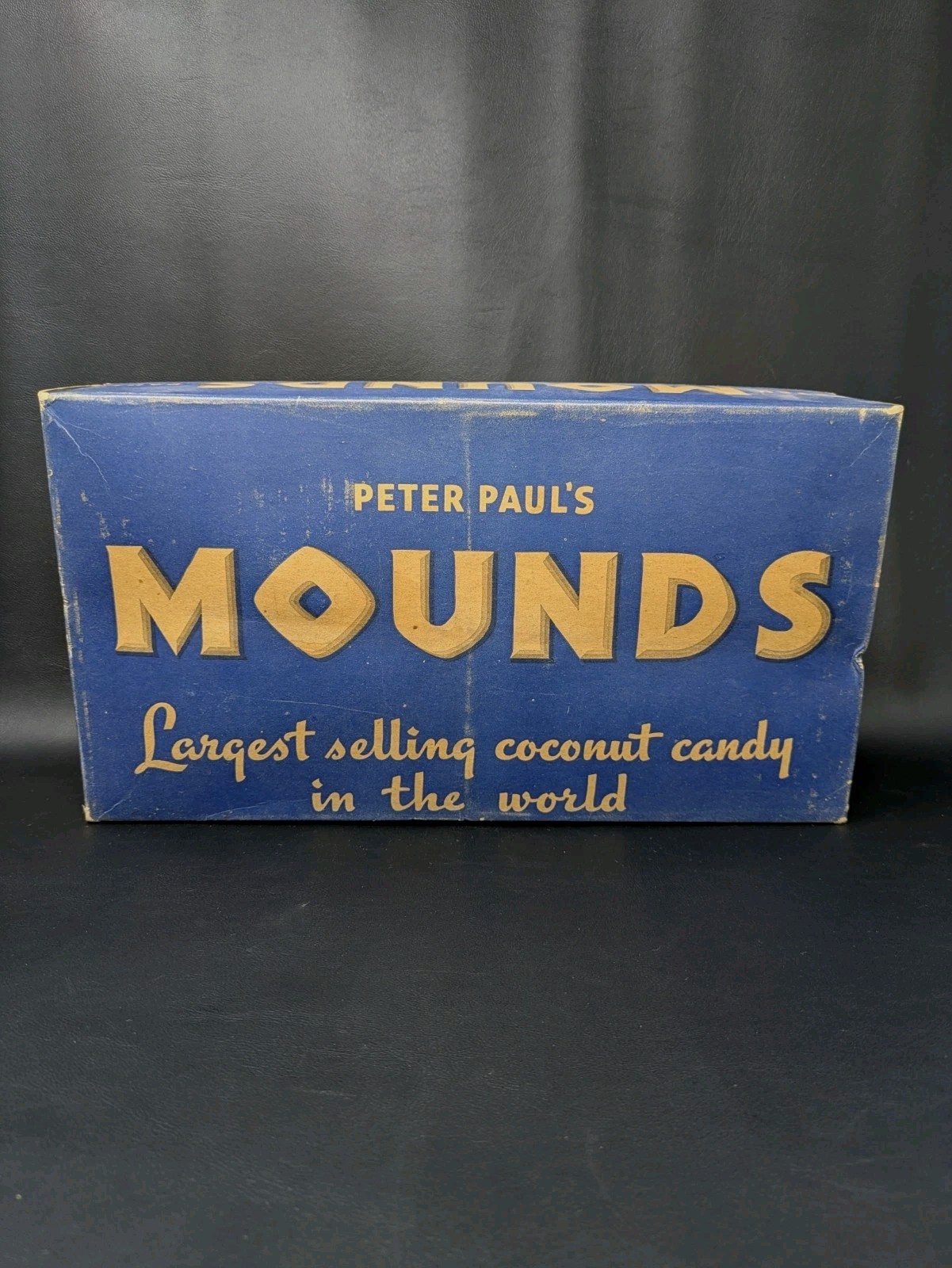 Vintage 1940s Peter Paul's Mounds Candy Display Box