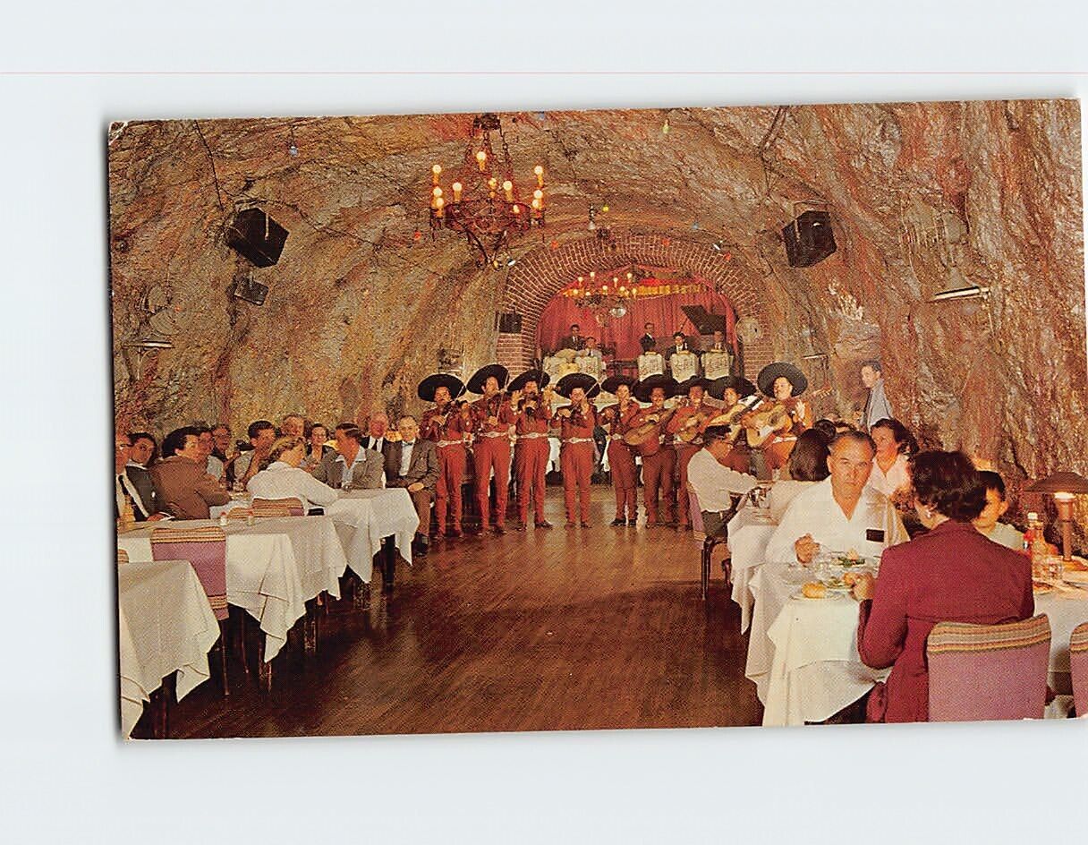 Postcard Interior The Cavern Cafe Nogales Sonora Mexico