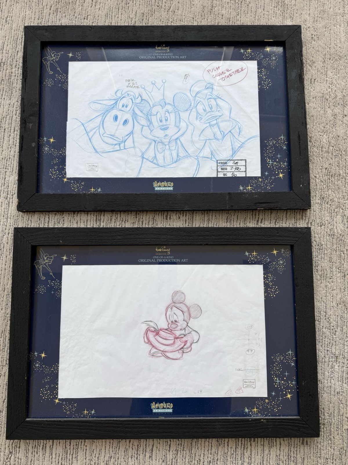 Rare Disney Production Art - 100% Authentic