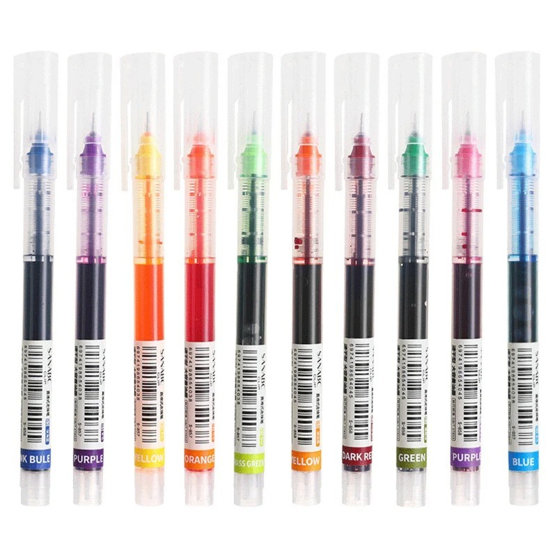 Gel Pens 0.5mm Fine Point Writing Pens Smooth Ink School Office Stationery Set