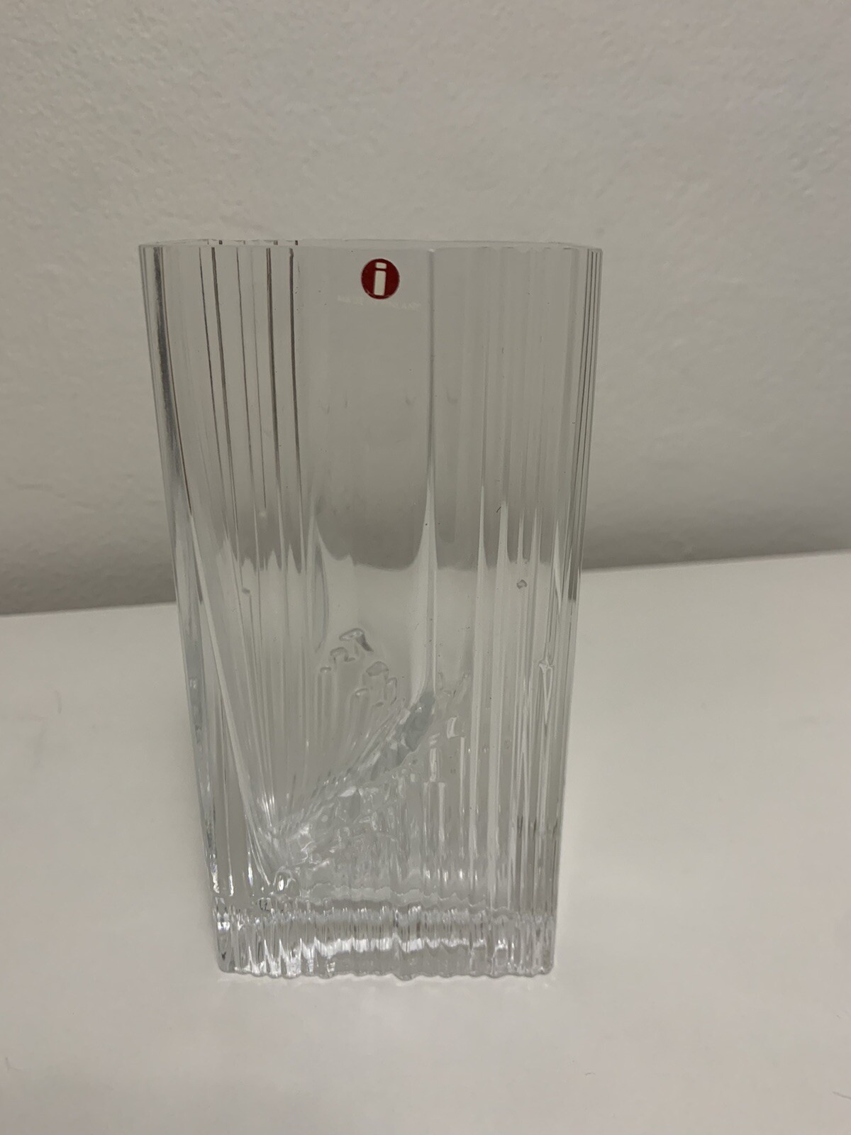 Littala Clear Vase ( Vintage)