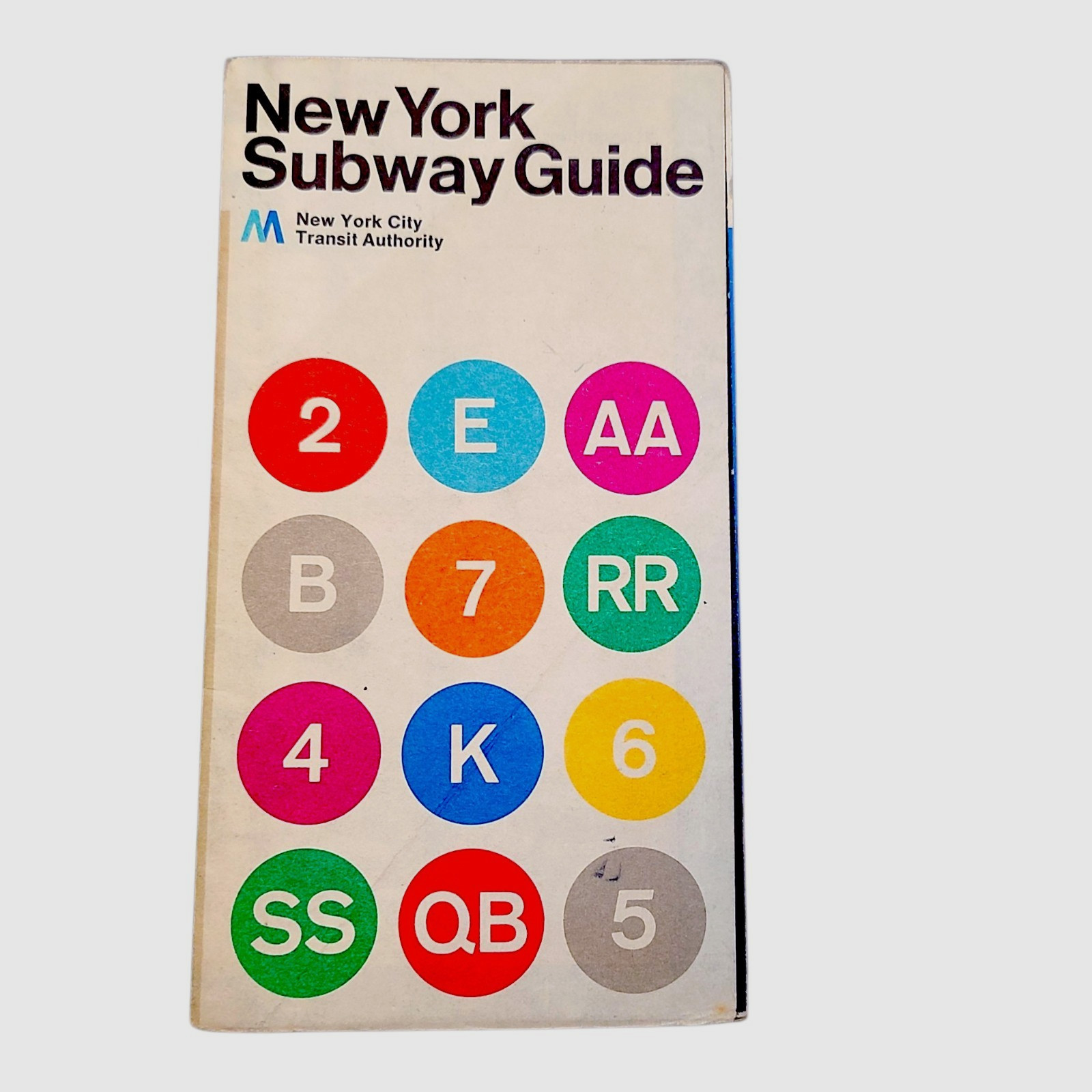 Vintage 1972 New York City Subway Map Massimo Vignelli NYC NY