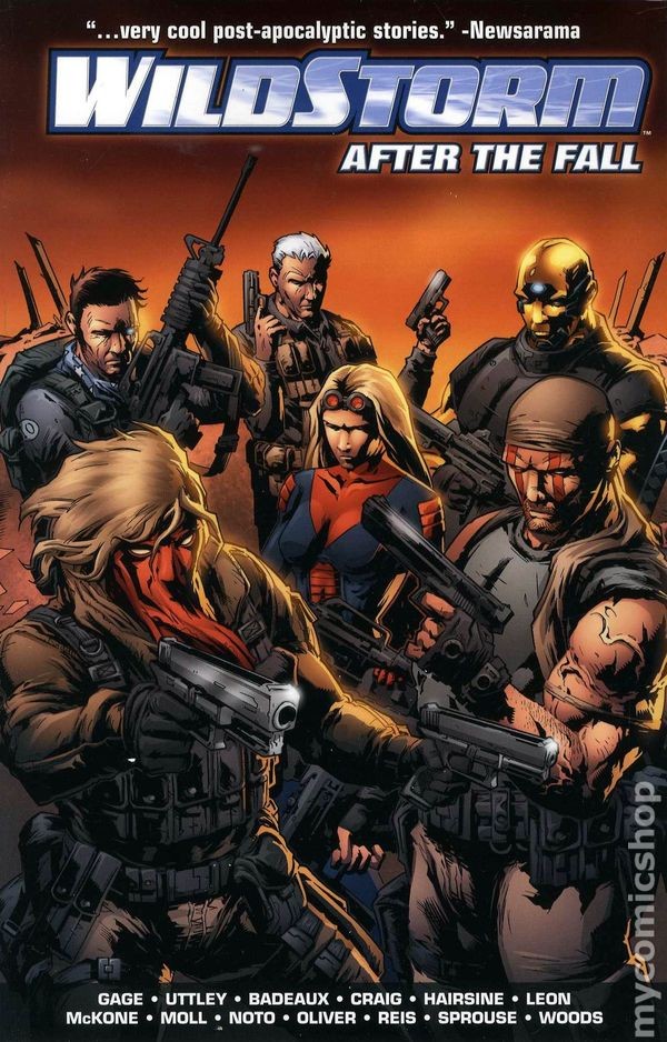 Wildstorm After the Fall TPB #1-1ST FN 2010 Stock Image