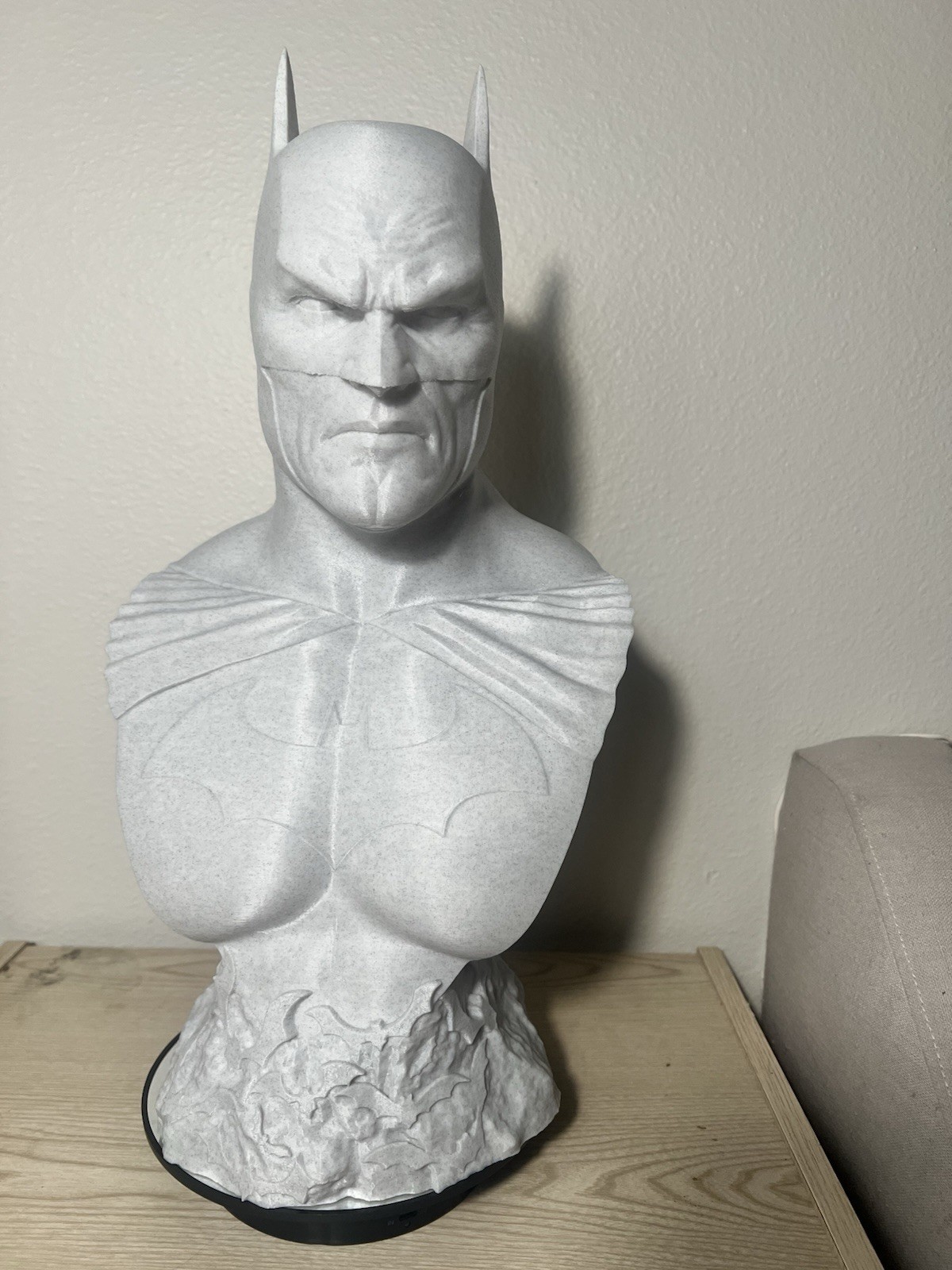 🔥 GIANT MARBLE BATMAN BUST – MASSIVE 22 INCH COLLECTOR STATUE 🔥