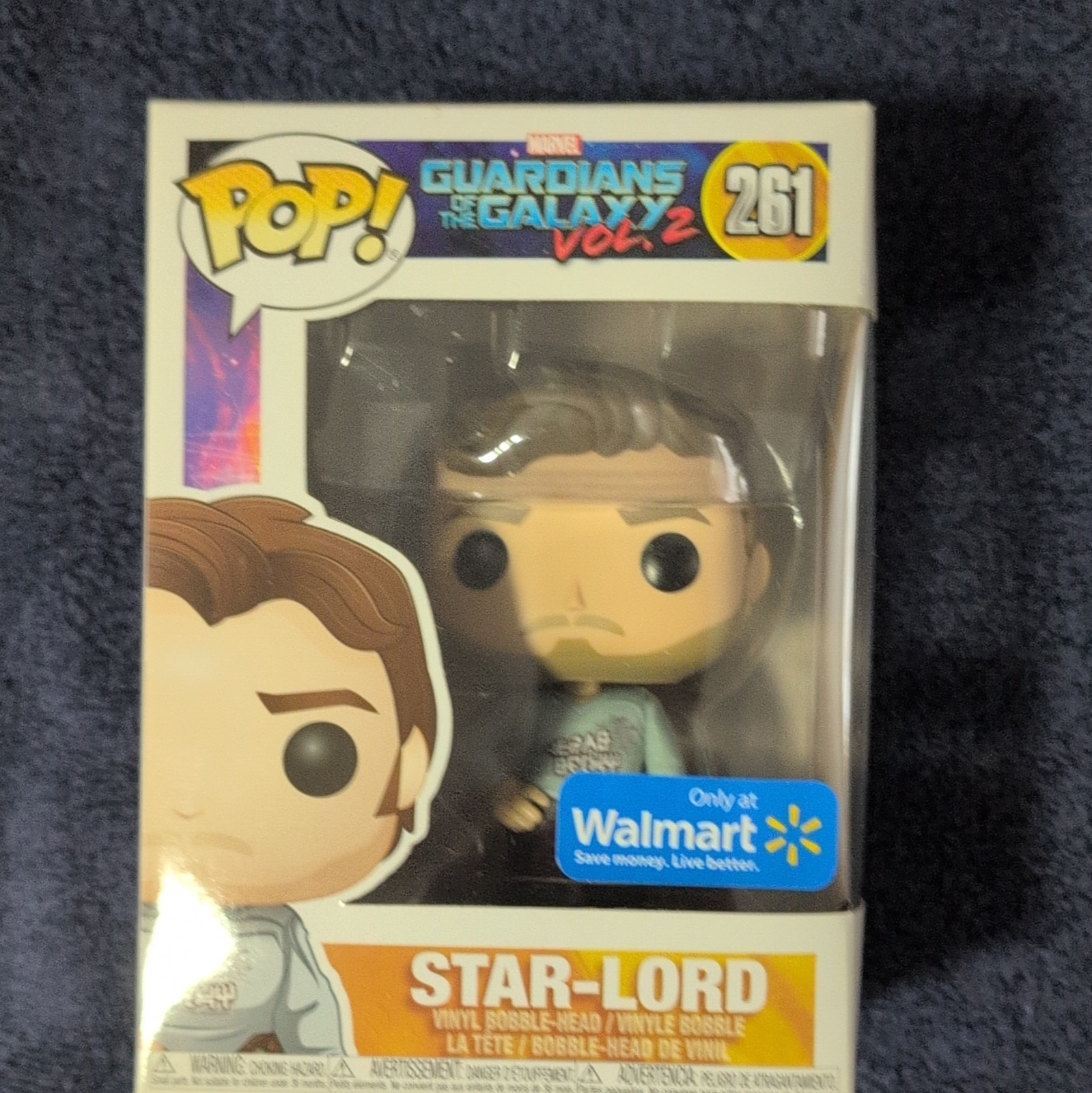 Funko Pop Guardians of the Galaxy Vol. 2 Star-Lord #261 Walmart Exclusive