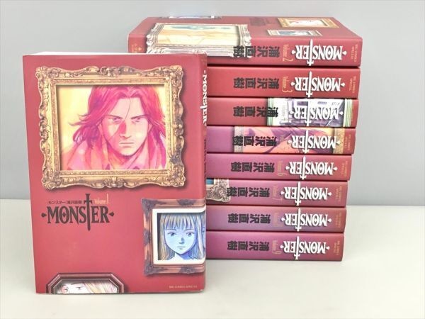 MONSTER Full version Vol.1-9 Complete set Manga Comic Naoki Urasawa MONSTER Full version Vol.1-9 Complete set Manga Comic Naoki Urasawa