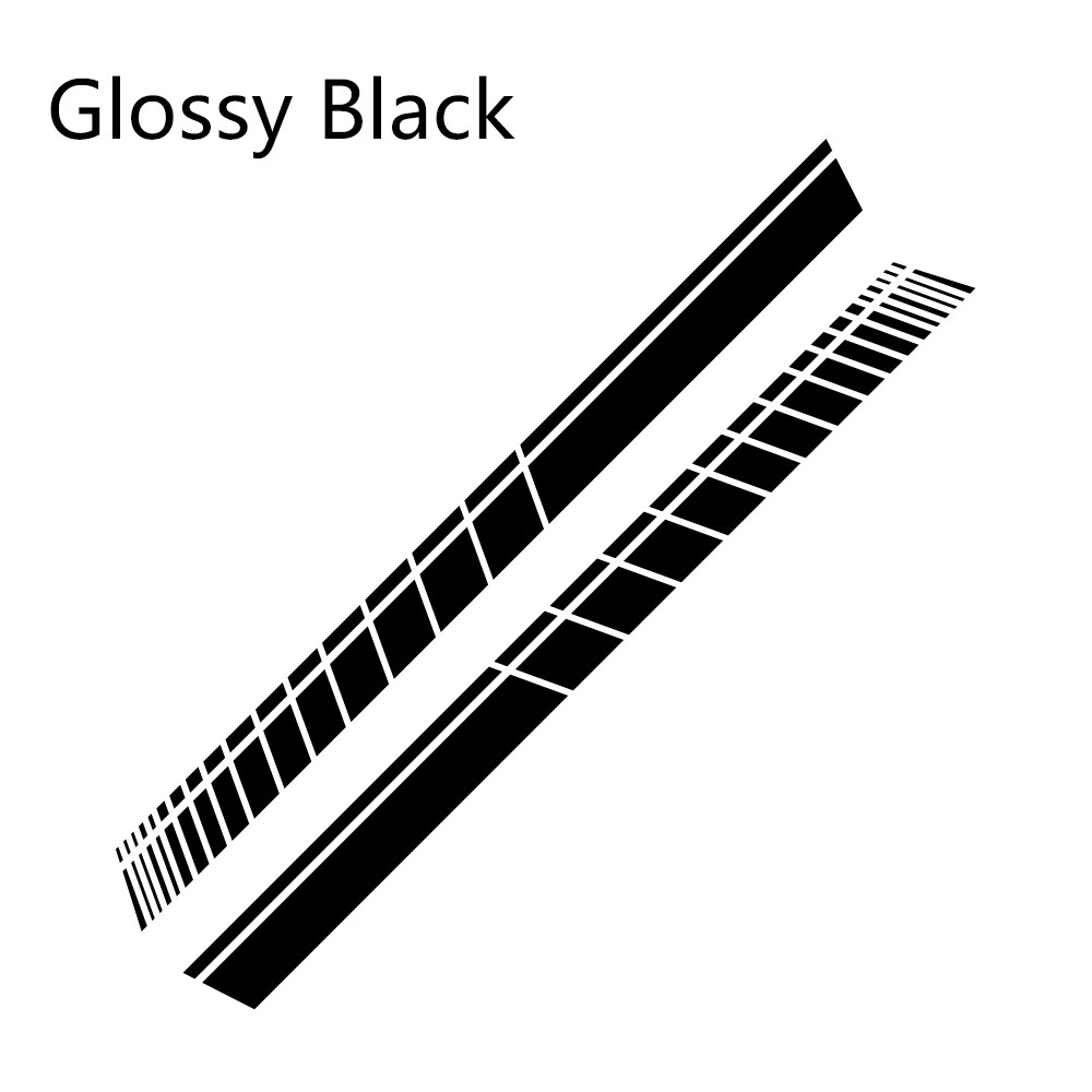 2pcs Car Side Skirt Stickers Long Stripe Auto Vinyl Film Wrap Stickers Universal 2pcs Car Side Skirt Stickers Long Stripe Auto Vinyl Film Wrap Stickers Universal