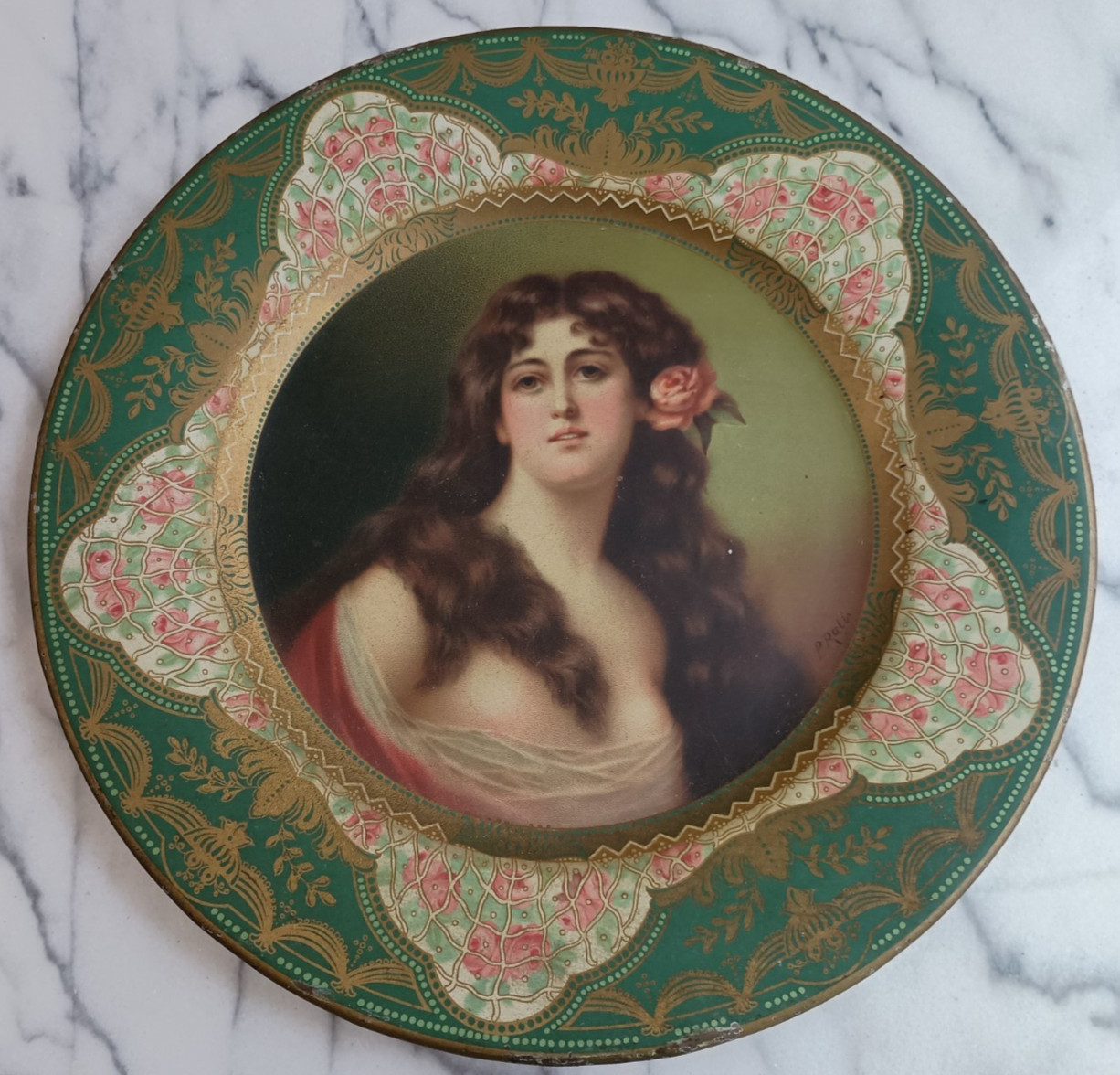 1905 Vienna Tin Plate  Lithograph Anheuser Busch St Louis Malt Nutrine 10