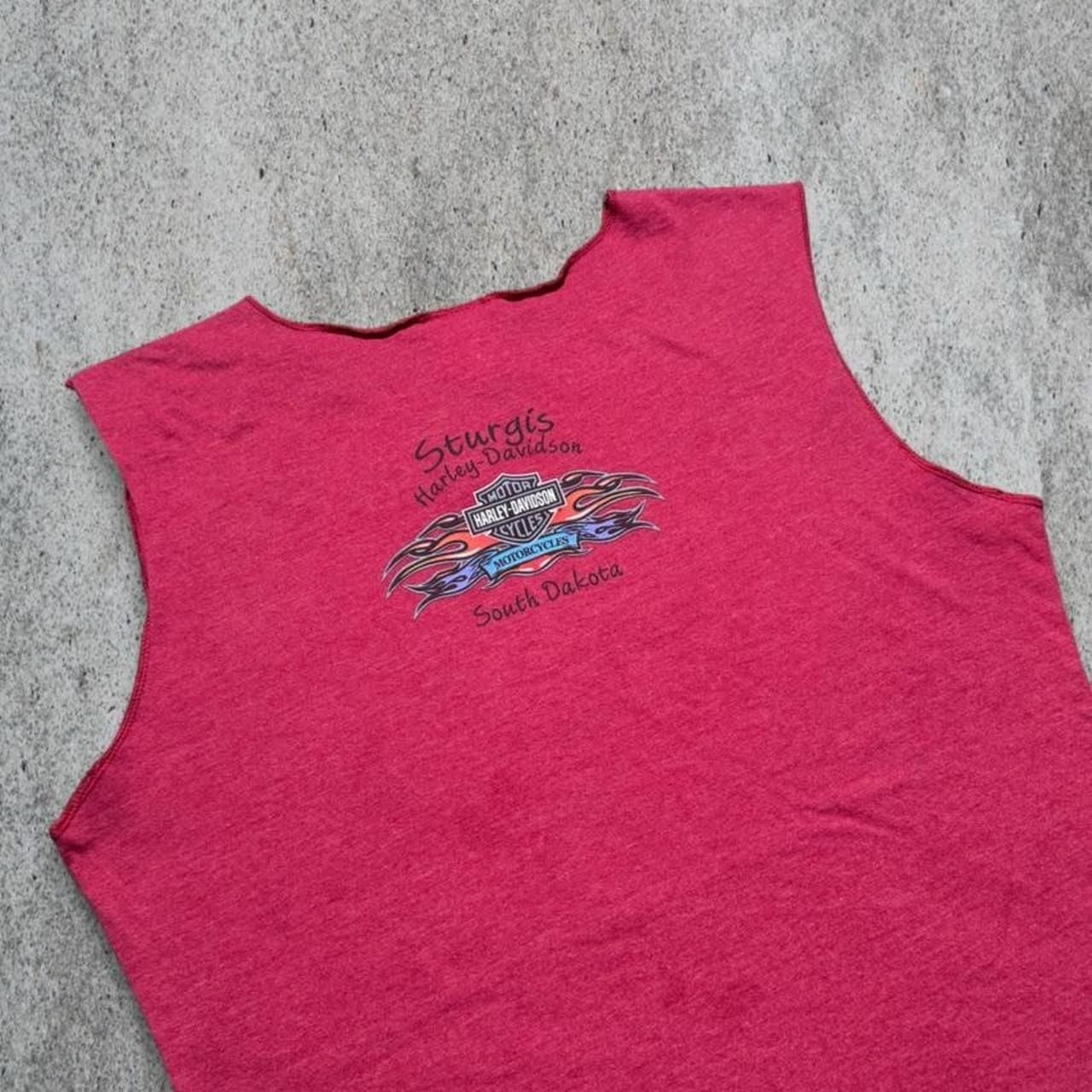 Harley-Davidson Sturgis Tank Top Medium Red South Dakota Motorcycle