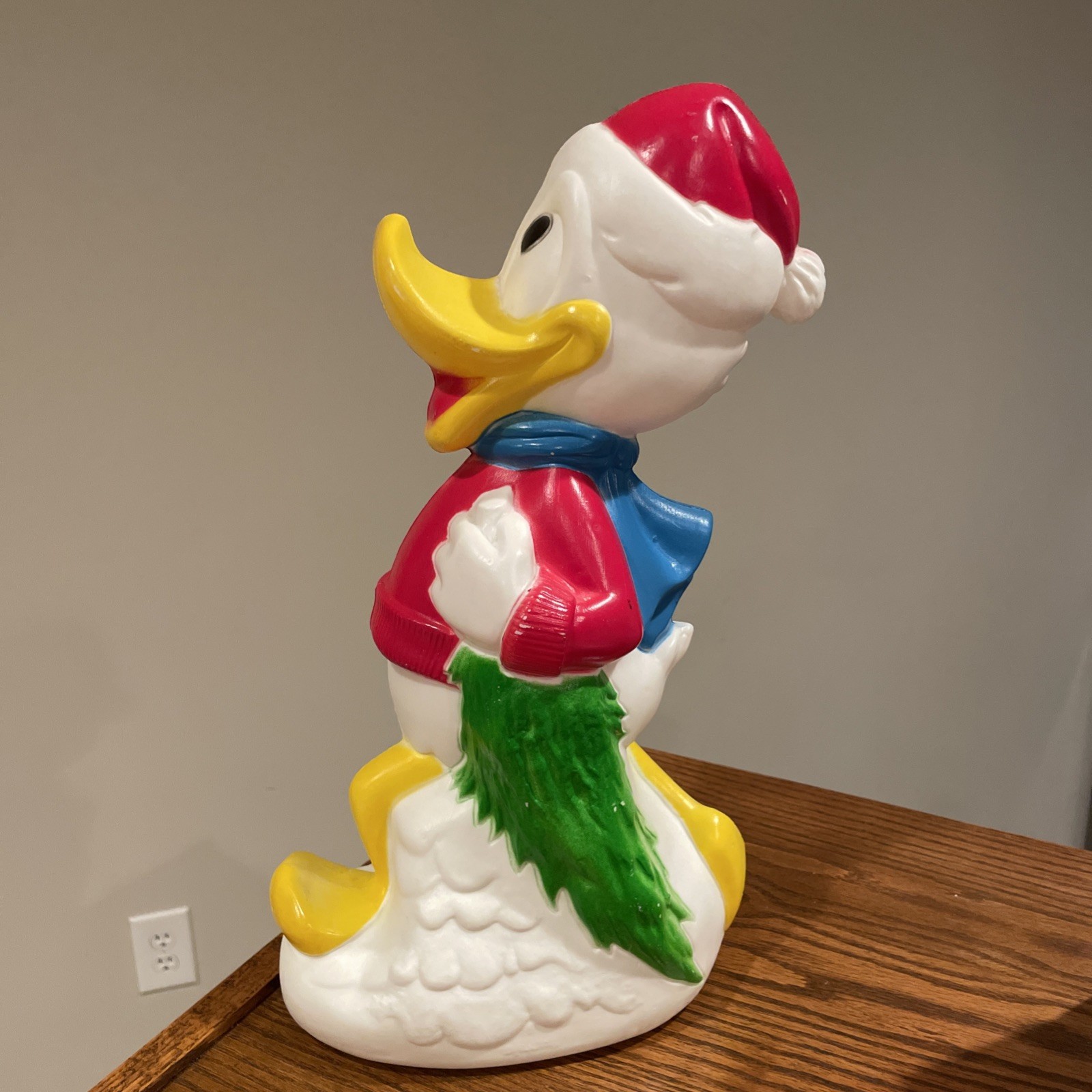 RARE ~ Vintage 70’s Empire Walt Disney Christmas Donald Duck Blow Mold 