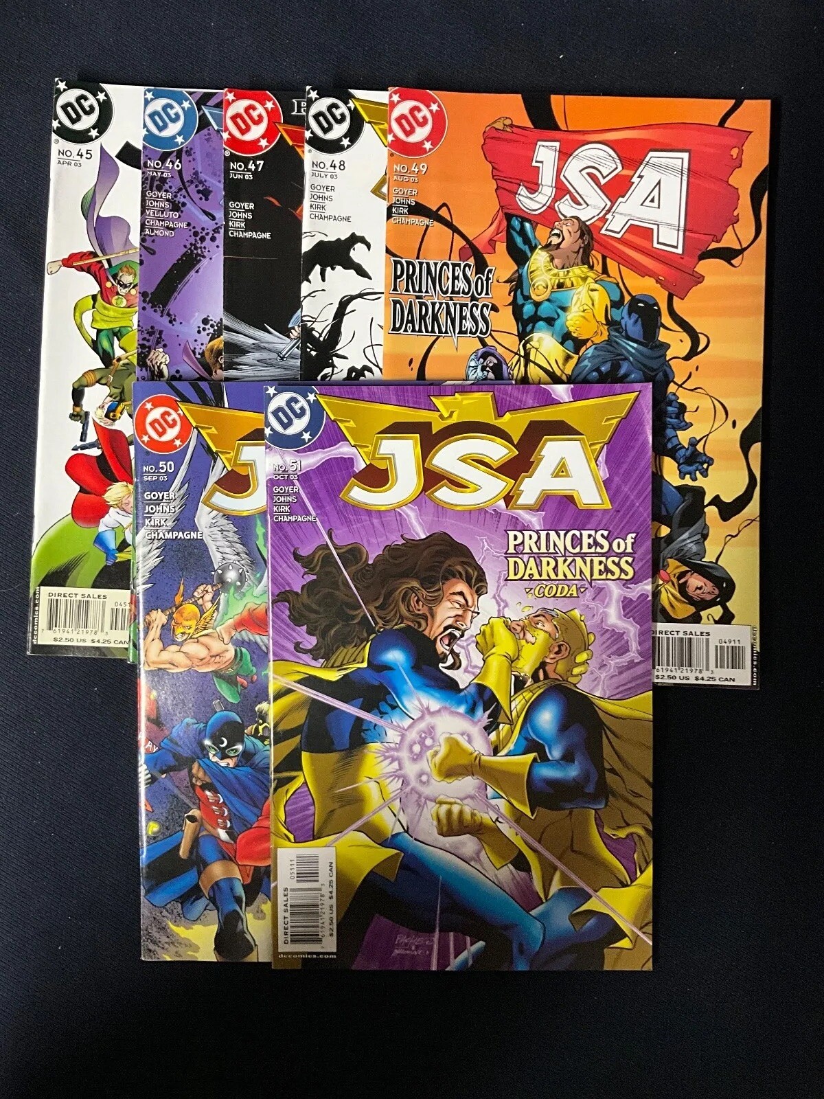 JSA #45-51, Princes of Darkness, 7 total books