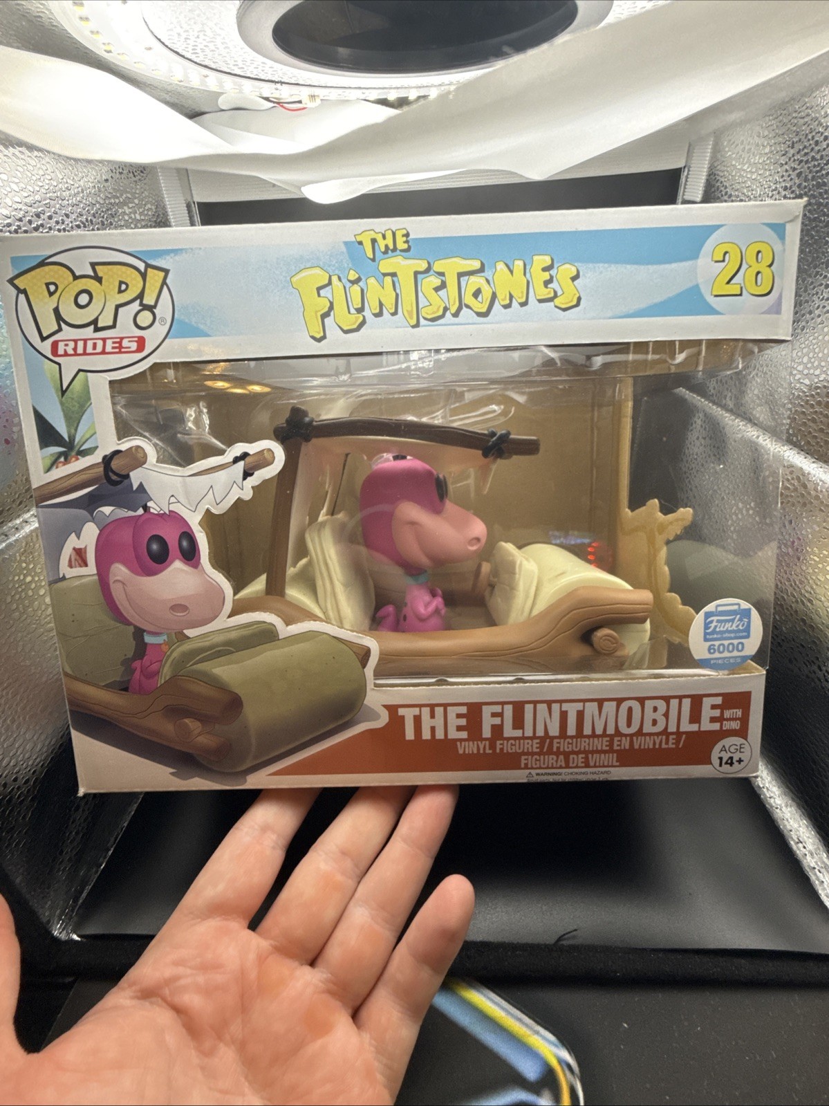 Funko Pop Rides 28 The Flintstones The Flintmobile with Dino Exclusive Vaulted