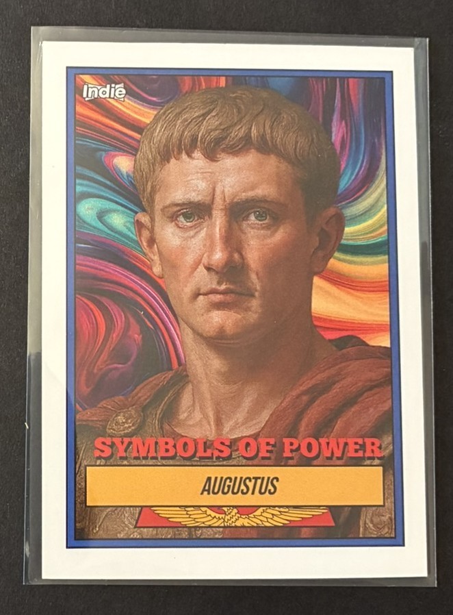 Augustus Roman Emperor Indie Historical Trading Cards Symbols of Power subset