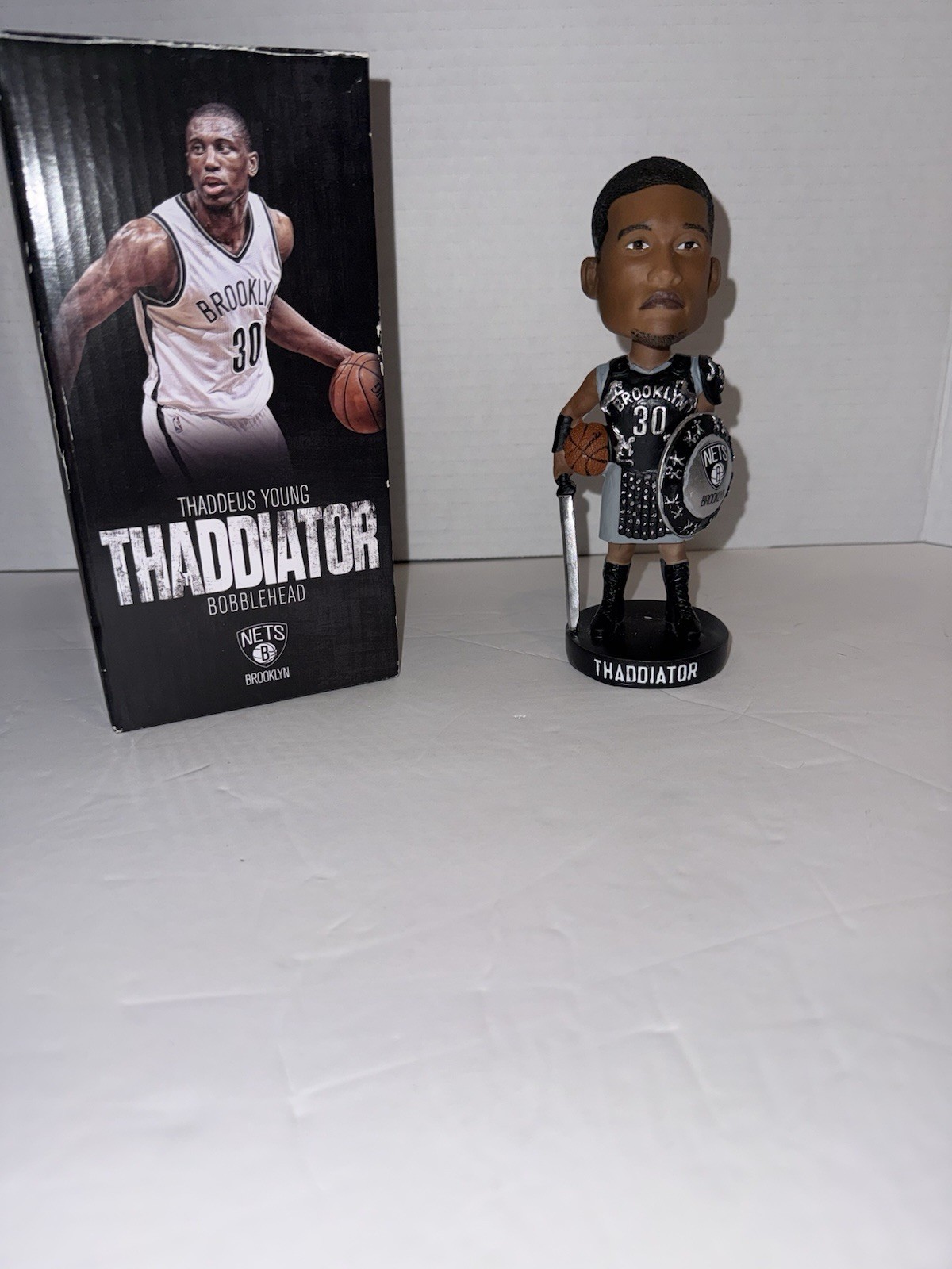 2016 Brooklyn Nets Bobblehead Thaddeus Young #30 “Thaddiator” Brand New In Box 2016 Brooklyn Nets Bobblehead Thaddeus Young #30 “Thaddiator” Brand New In Box