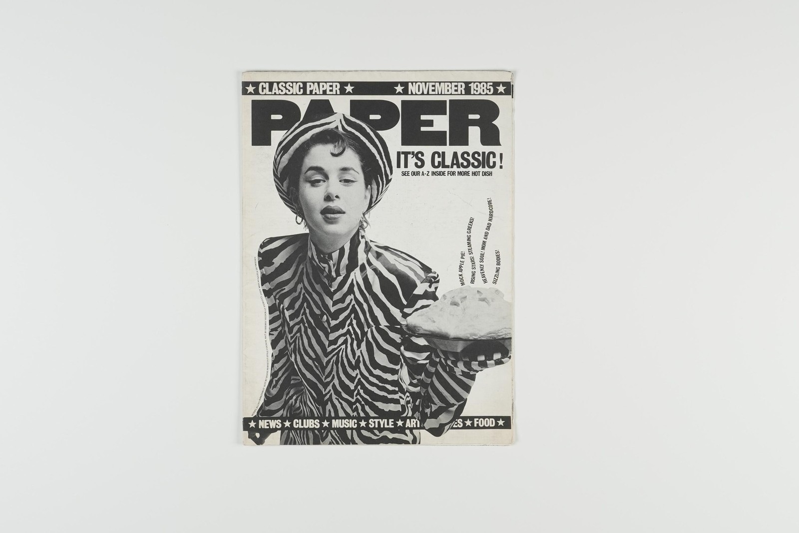 Paper Magazine November 1985 \