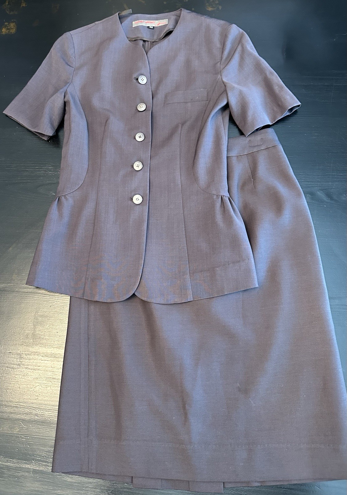 Asiana Airlines Cabin Crew Uniform Set Flight Attendant Jacket Skirt Size XS
