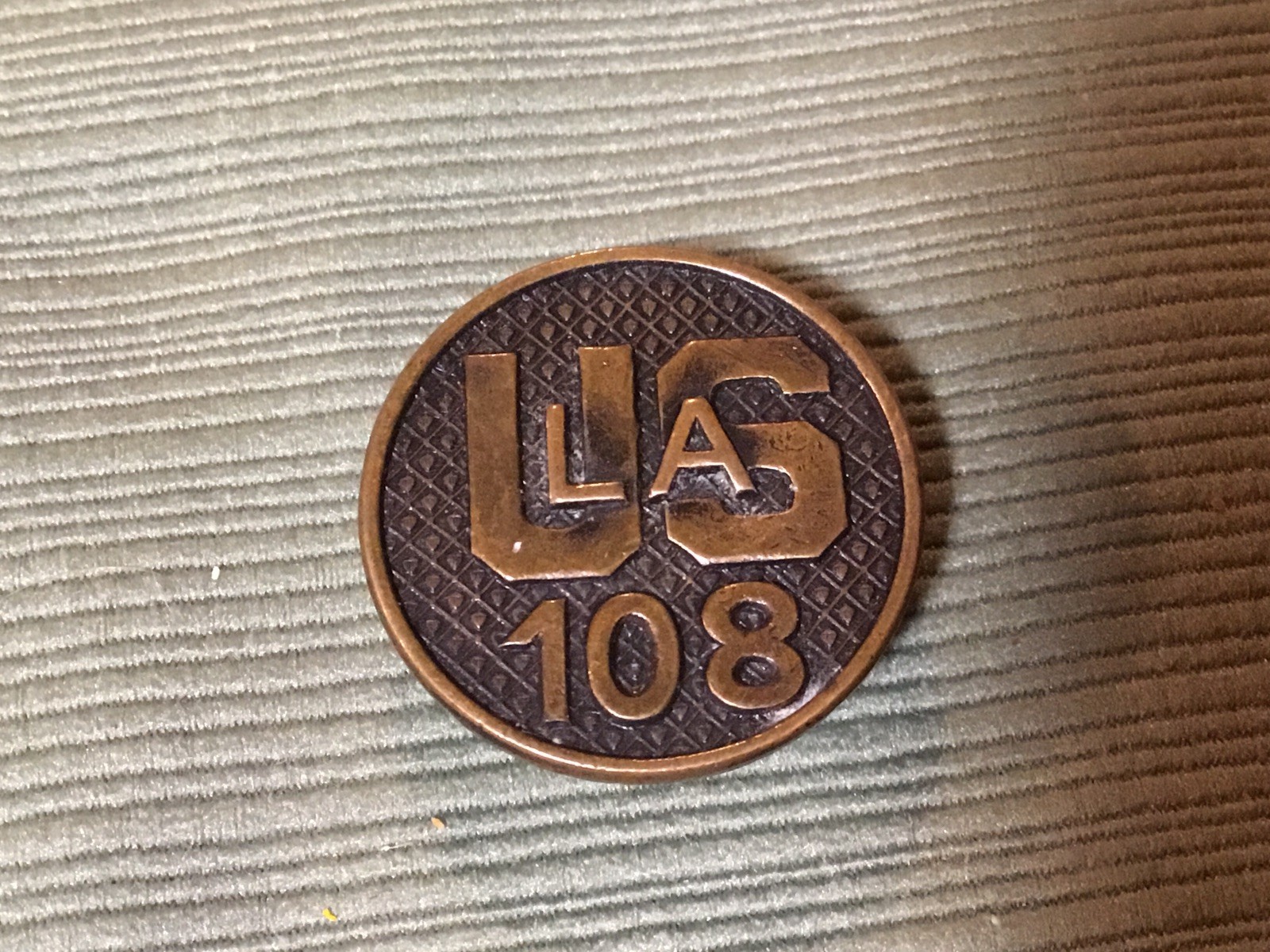 Post WWI ~ 108th Regiment U.S. Army Pin Badge Medal