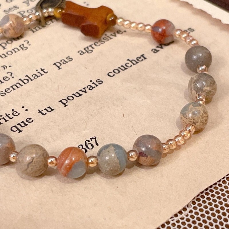 Korean handmade The Birth Of Venus Rosary Bracelet