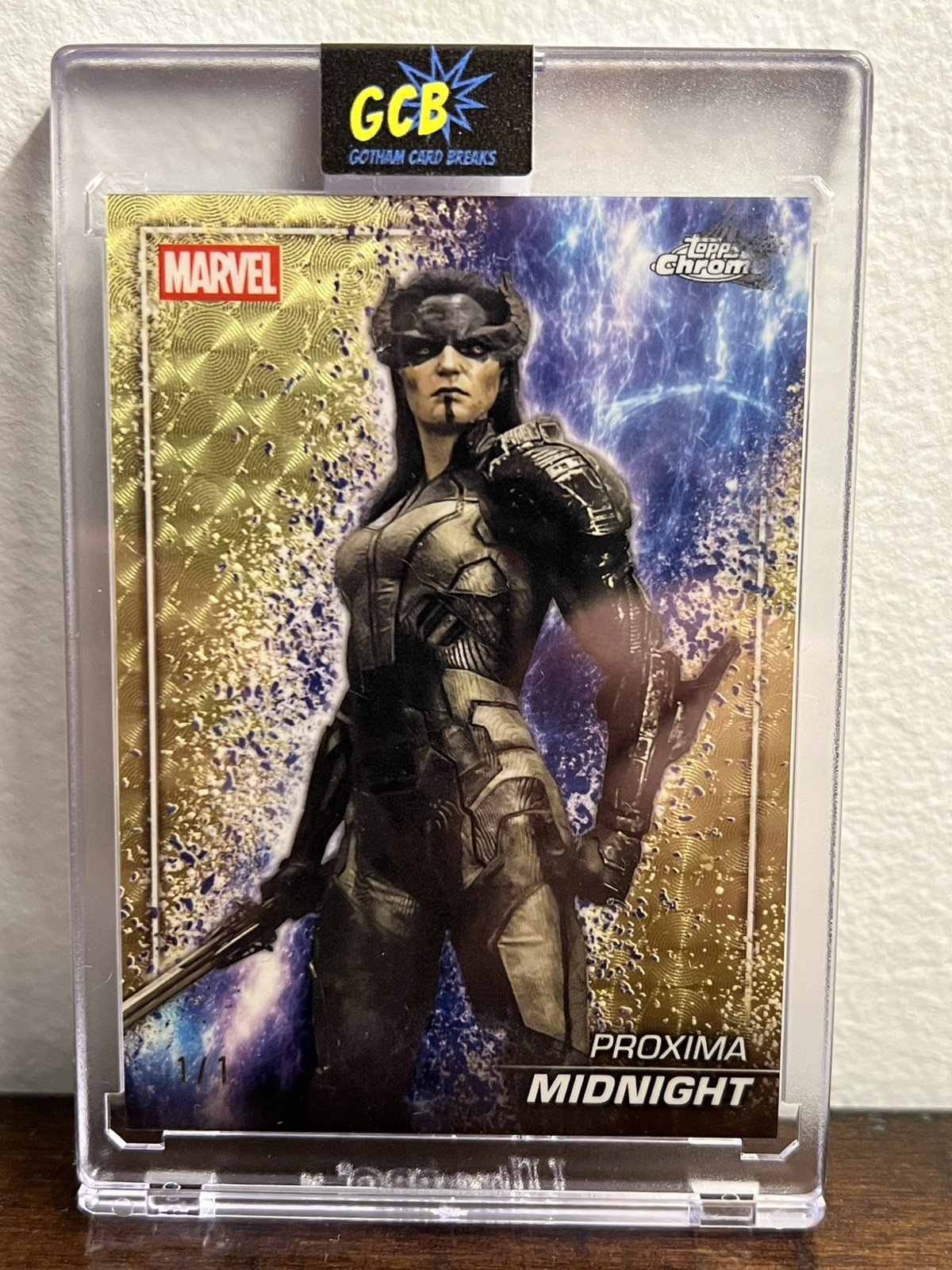 2025 Topps Chrome Marvel Studios #89 Proxima Midnight SUPERFRACTOR 1/1 RARE