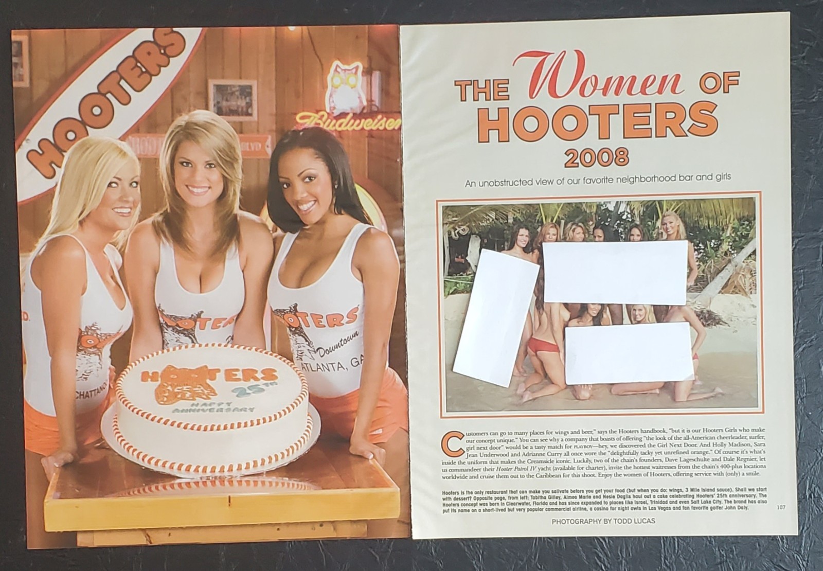 Playboy PICTORIAL ONLY - THE WOMEN OF HOOTERS February, 2008 10 Pages Playboy PICTORIAL ONLY - THE WOMEN OF HOOTERS February, 2008 10 Pages