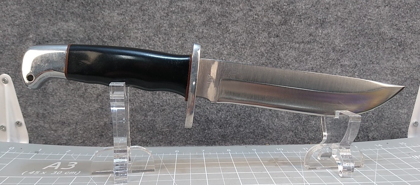Vintage Buck 124, Two Line Tang Stamp (1967 -72) With Sheath Vintage Buck 124, Two Line Tang Stamp (1967 -72) With Sheath