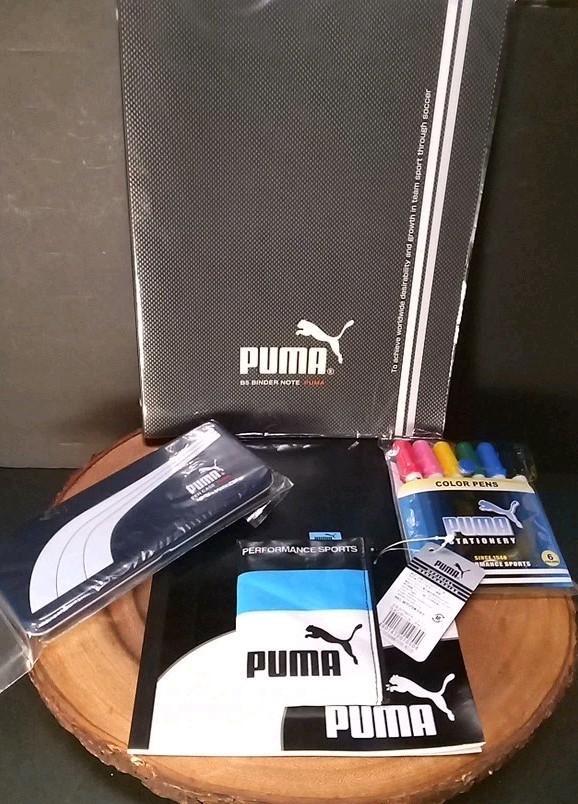 New Kutsuwa Puma Rare Pen Case /Color Pens / B5 Binder / Note Book /Small Pouch New Kutsuwa Puma Rare Pen Case /Color Pens / B5 Binder / Note Book /Small Pouch