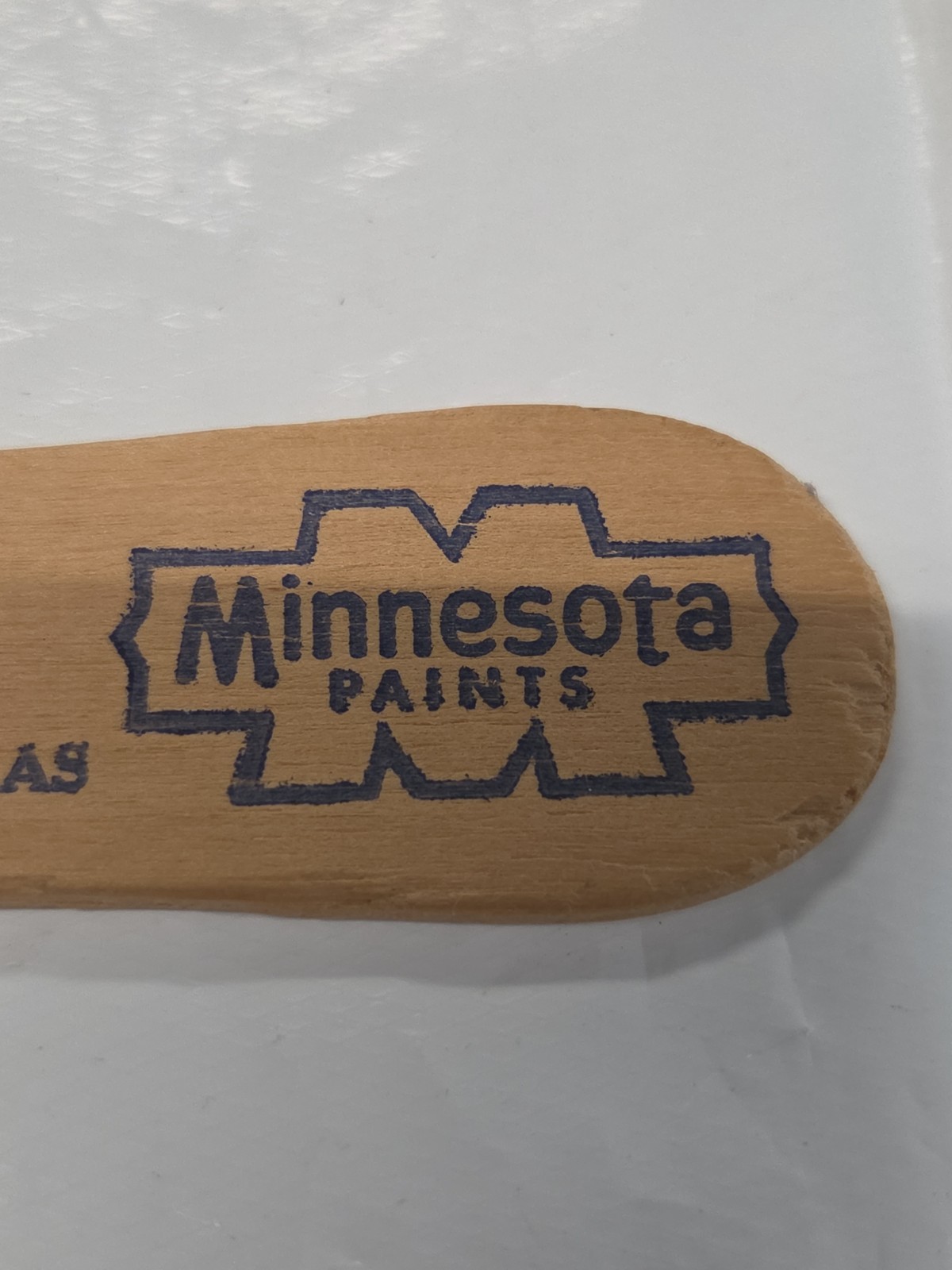Vintage Minnesota Paints Minneapolis Ft. Wayne Atlanta Dallas Wood Stir Stick
