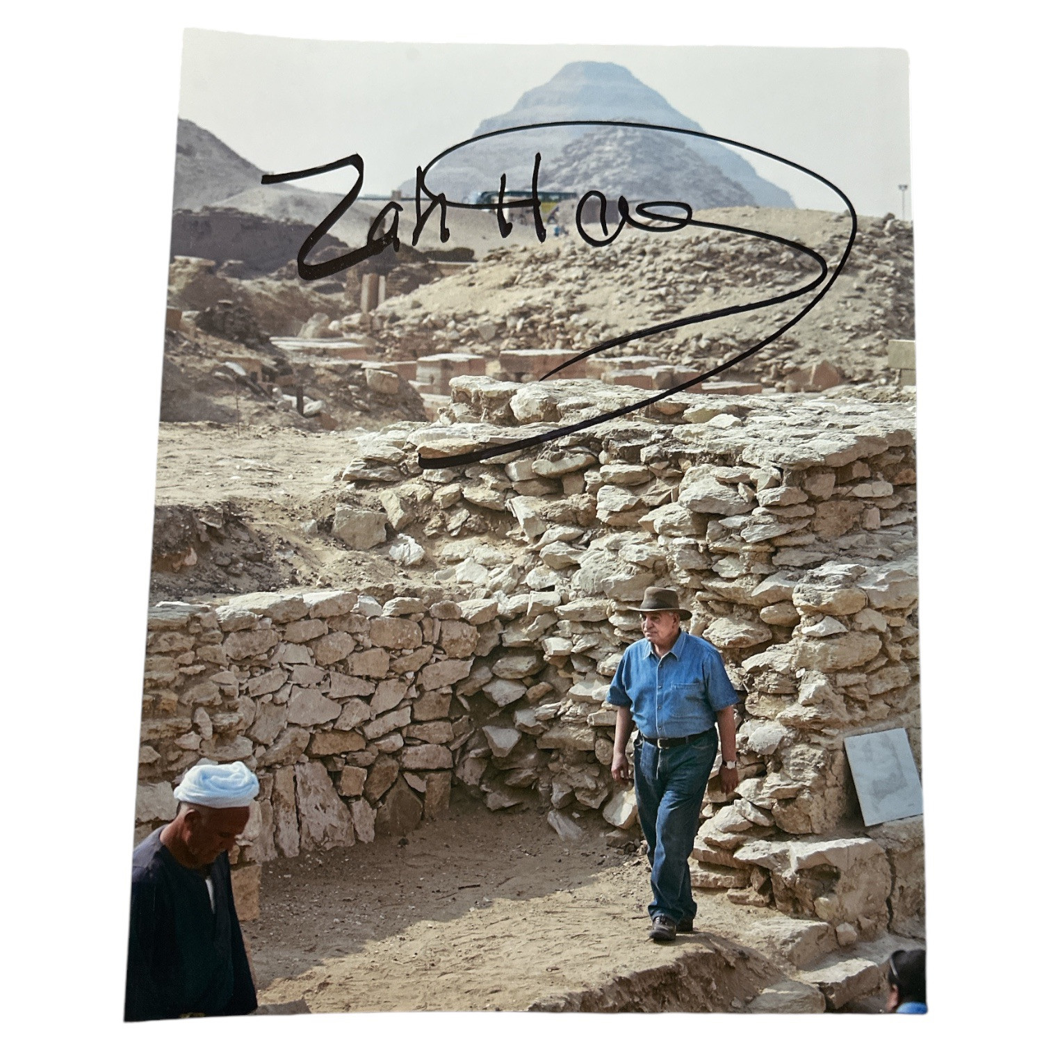 Zahi Hawass AUTOGRAPH SIGNED 8.5x11 Photo Egypt King Tut Archeologist W/ PROOF Zahi Hawass AUTOGRAPH SIGNED 8.5x11 Photo Egypt King Tut Archeologist W/ PROOF