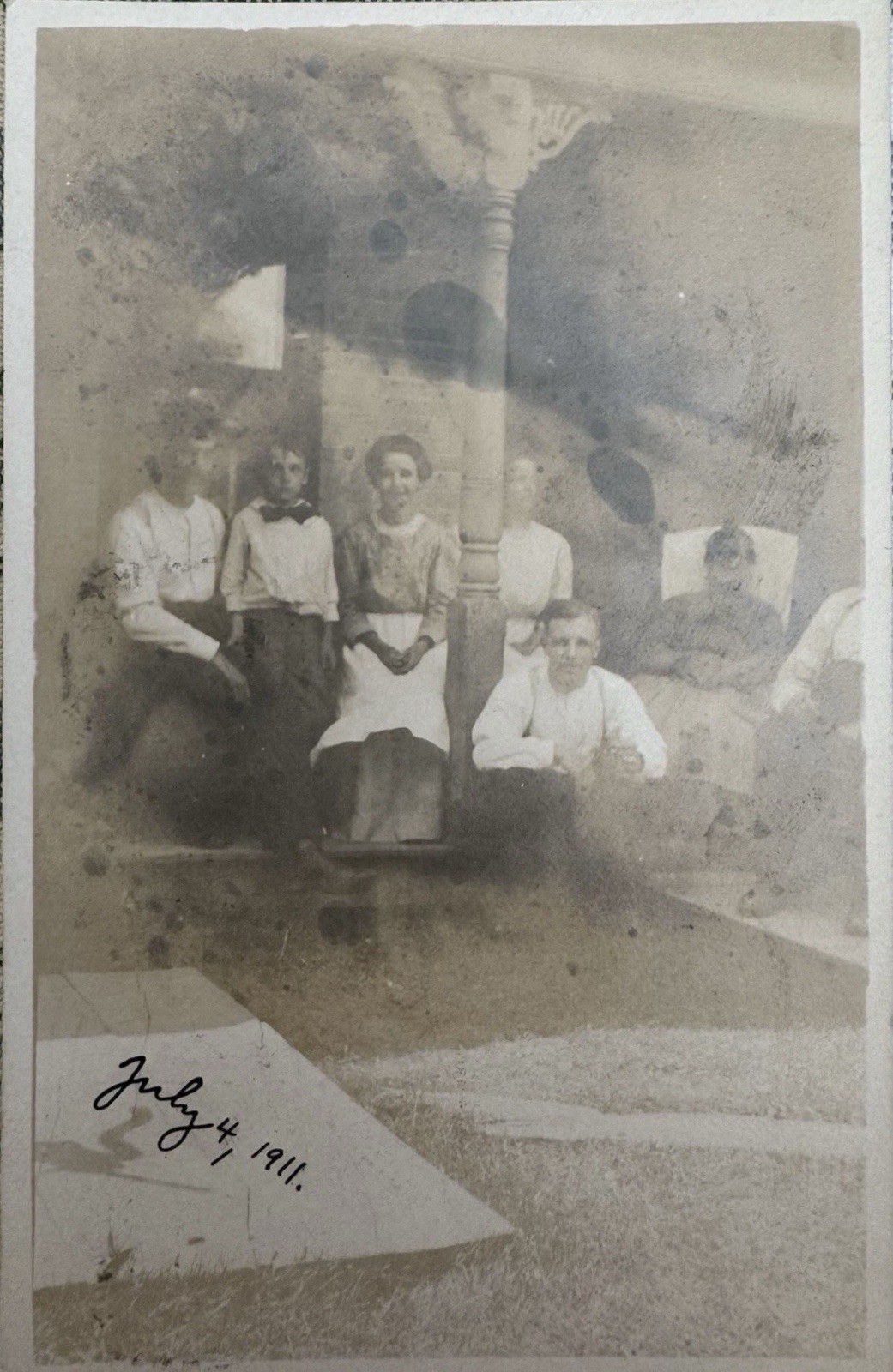 1911 USA RPPC New Ulm MN to Hartford WI Rev Bliefenicht Dual Cancel