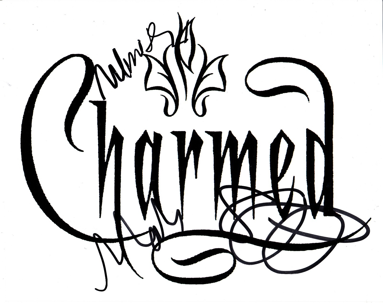CHARMED NEW CAST SIGNED PHOTO 