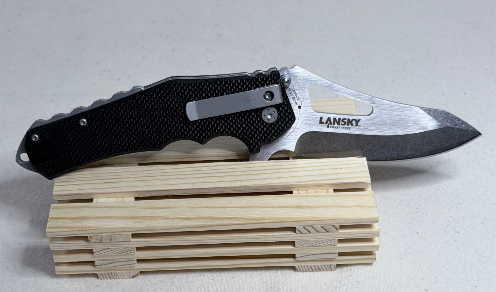 Lansky Responder X9 BXKN222 Willumsen 12C27 Folding Knife Box Unused